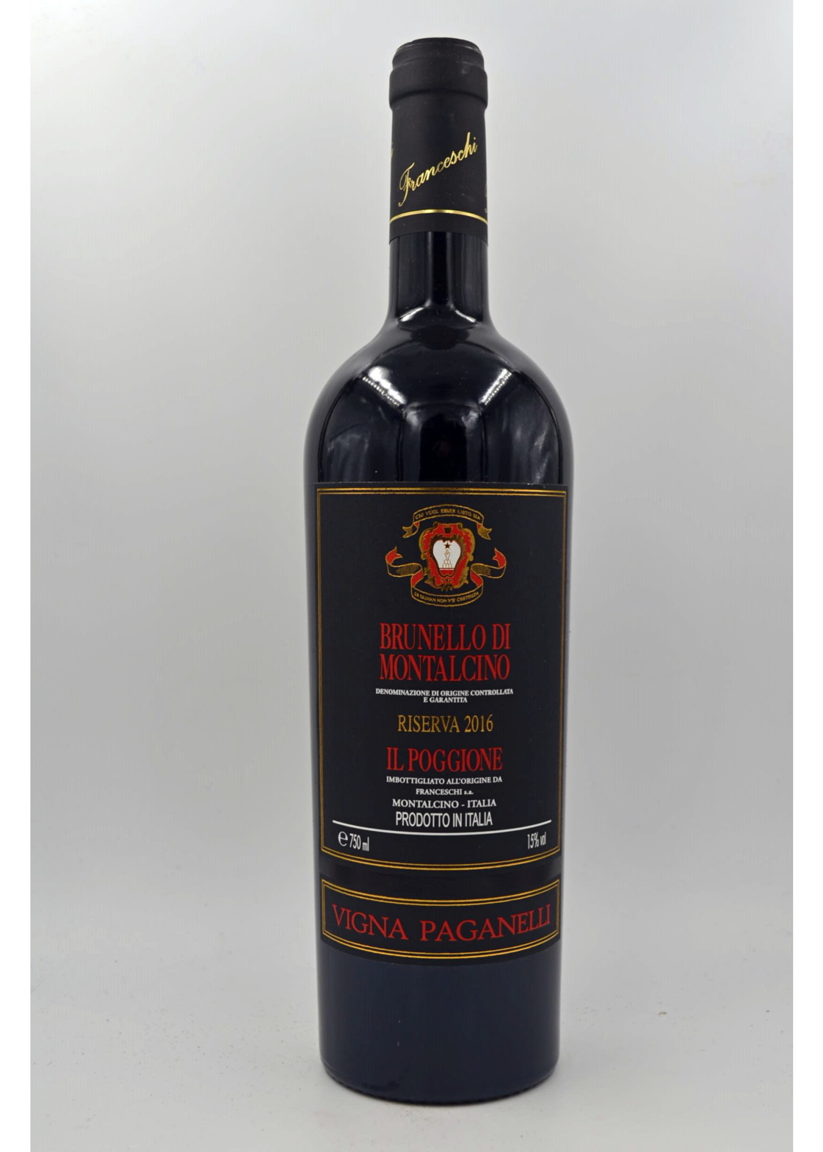 2016 Brunello di Montalcino Riserva Vigna Paganelli il Poggione