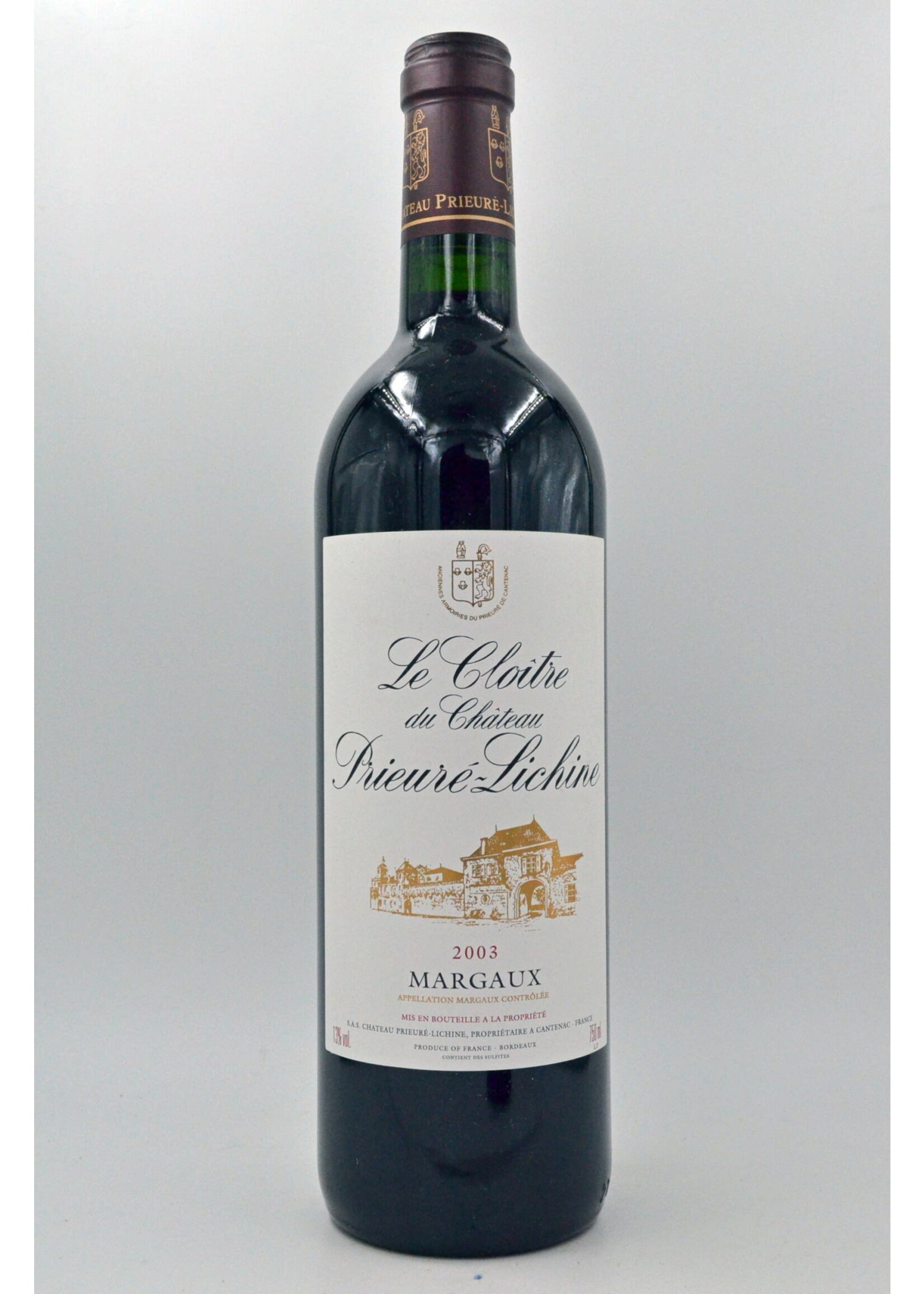 2003 le Cloitre du Prieure Lichine