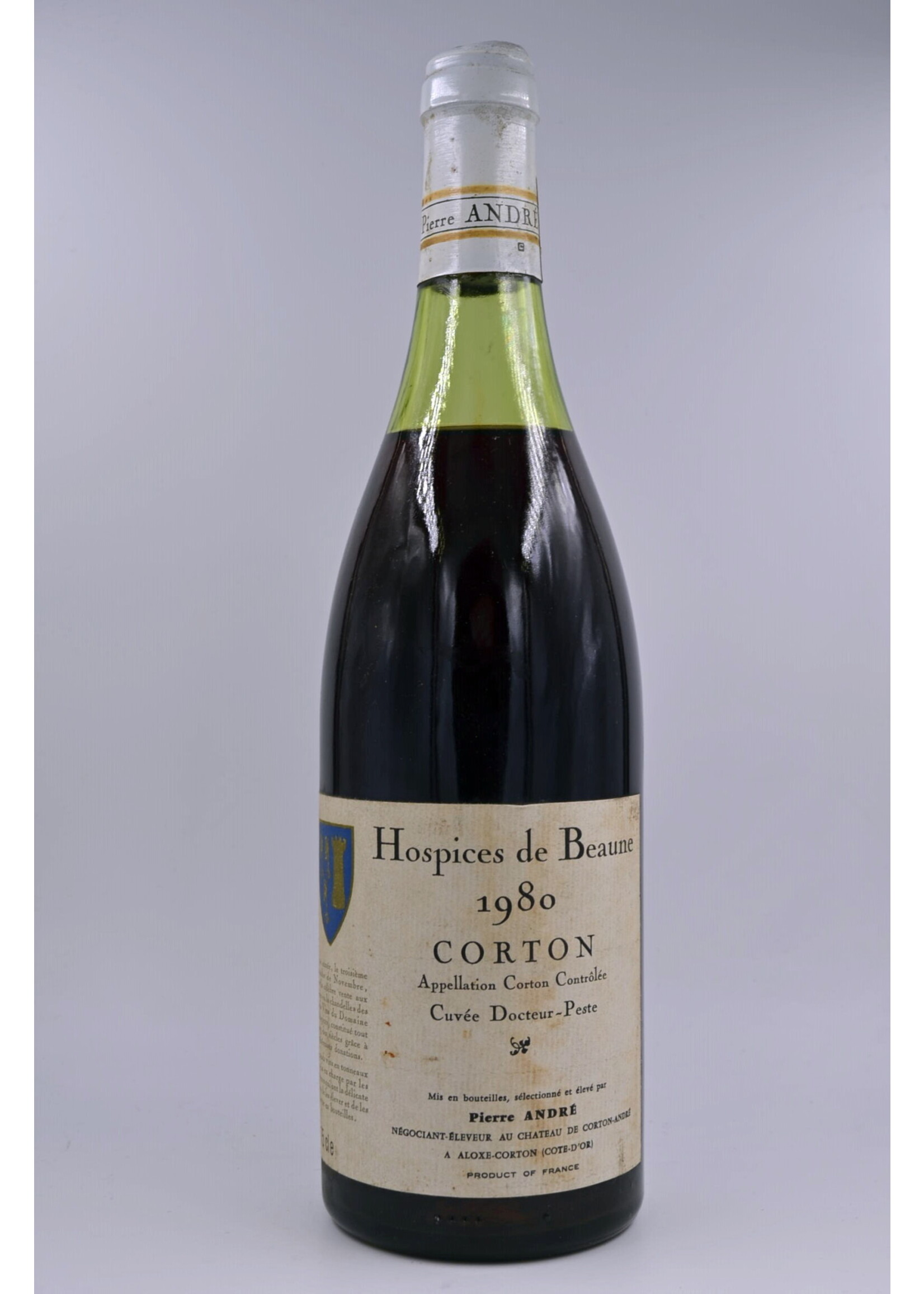 1980 Corton Cuvee Docteur Peste Pierre Andre Hospices de Beaune (ssl/sl, min 4)