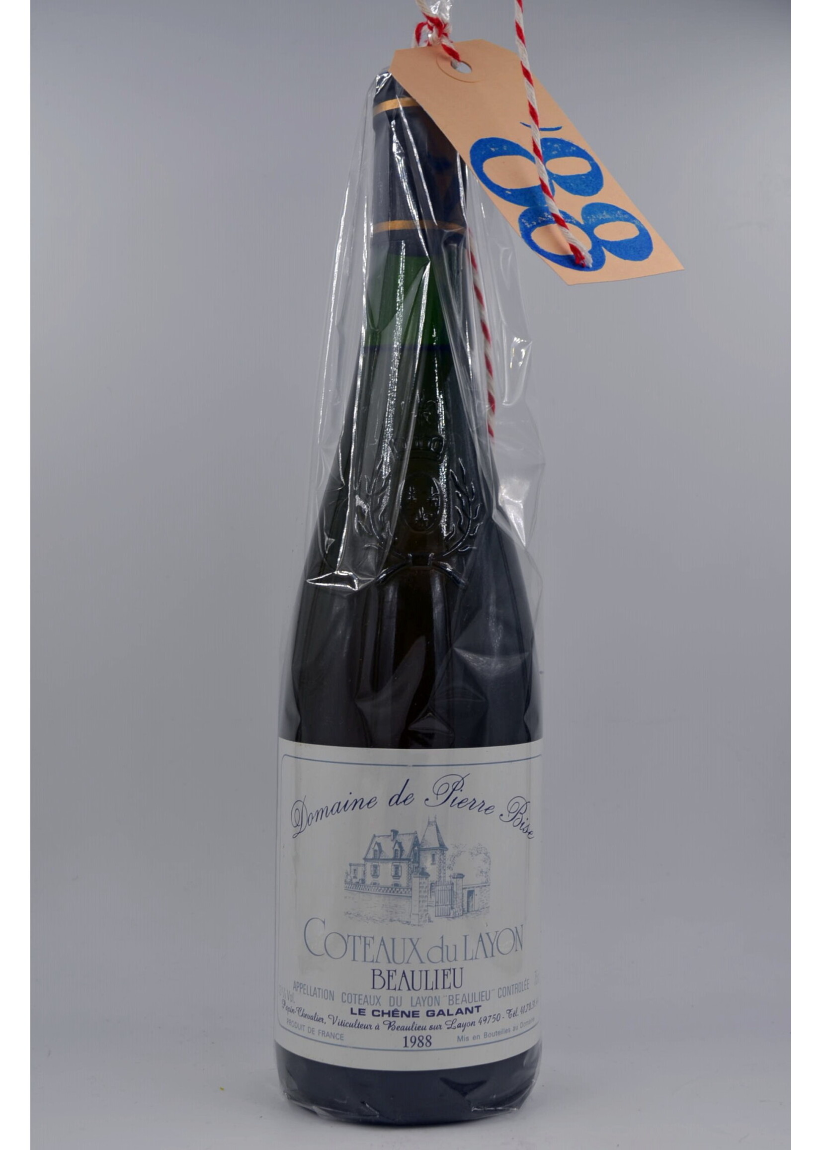 1988 Coteaux du Layon Beaulieu le Chene Galant Pierre Bise