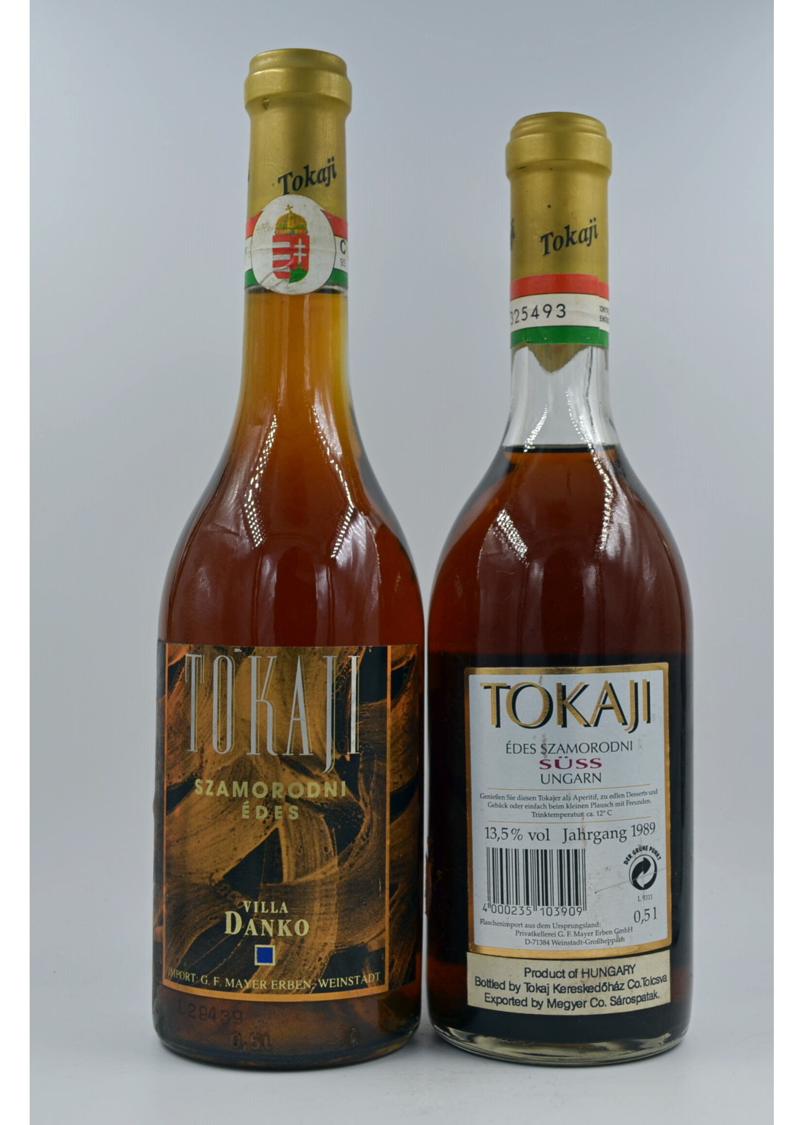 1989 Tokaji Szamorodni Edes Villa Danko