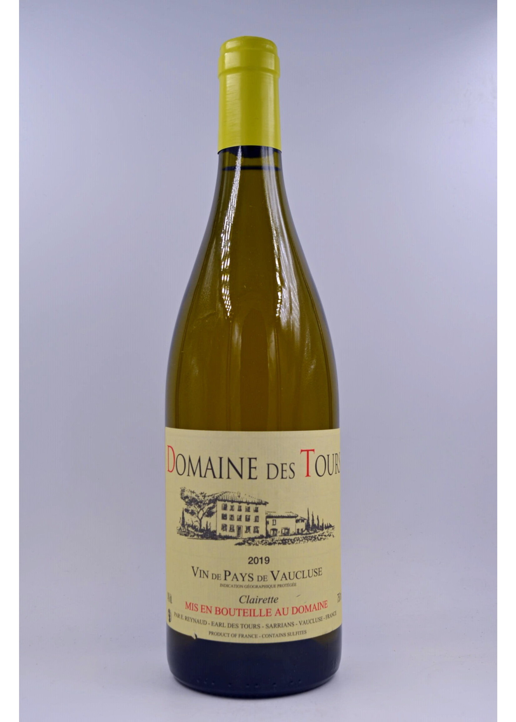 2019 Domaine des Tours Vin de Pays Vaucluse Clairette Blanc (Rayas)