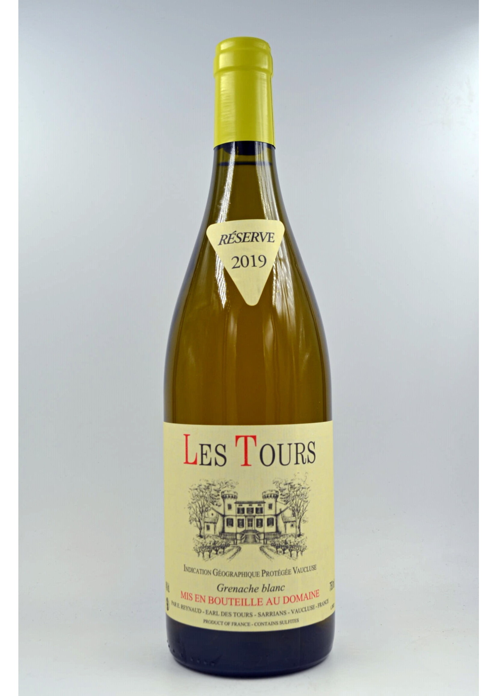 2019 les Tours Vin de Pays Vaucluse Grenache Blanc (Rayas)