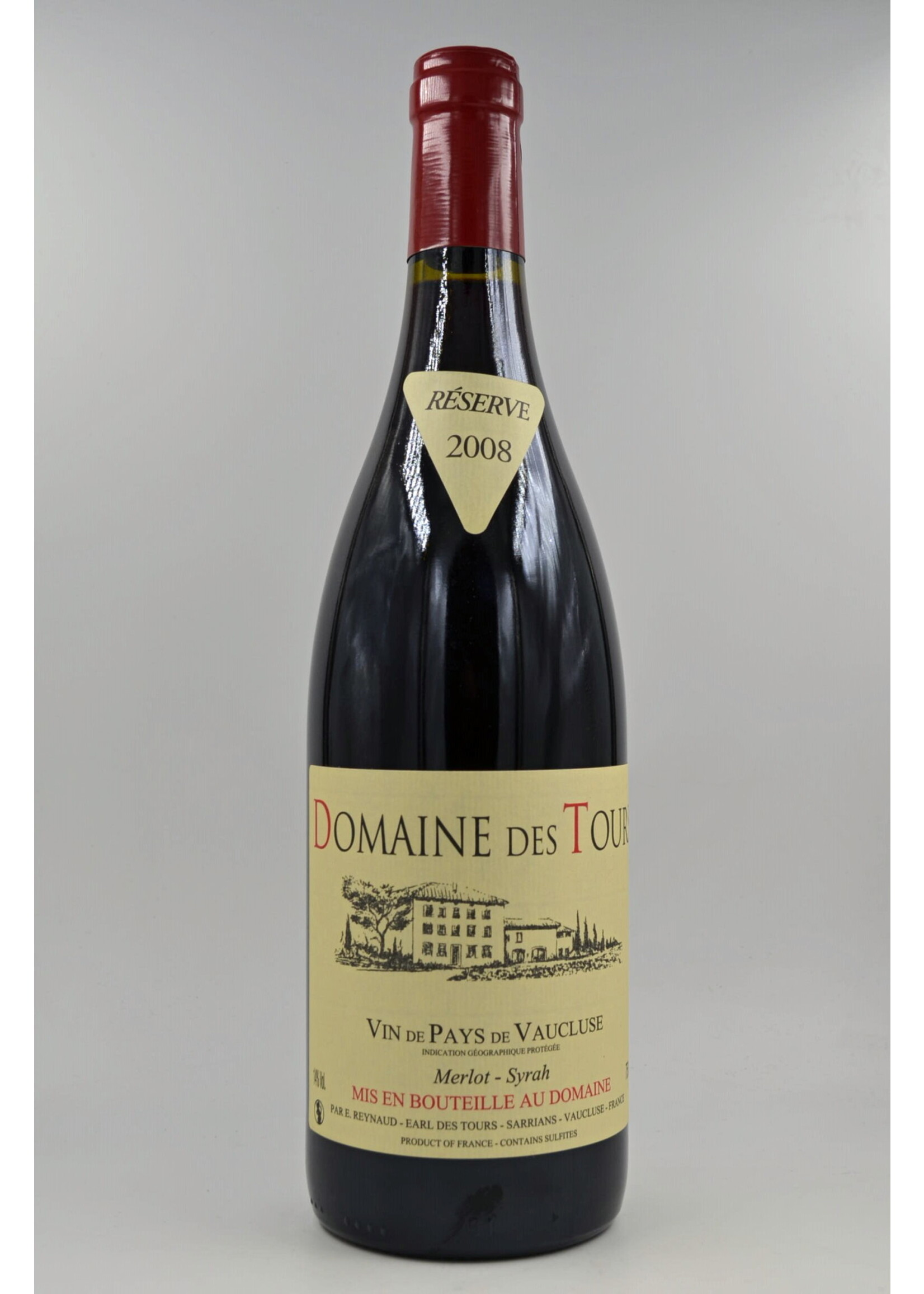 2008 Domaine des Tours Vin de Pays Vaucluse Reserve Merlot-Syrah