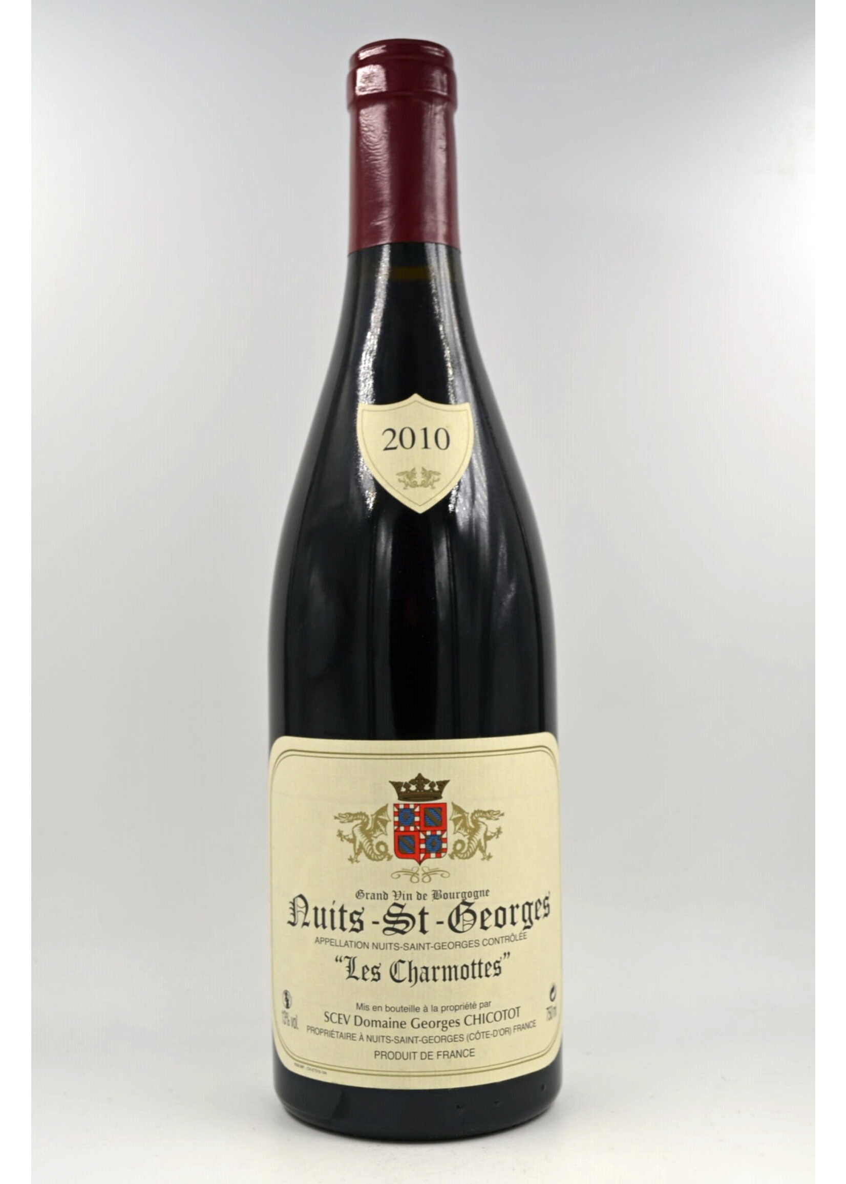 2010 Nuits Saint Georges les Charmottes Chicotot