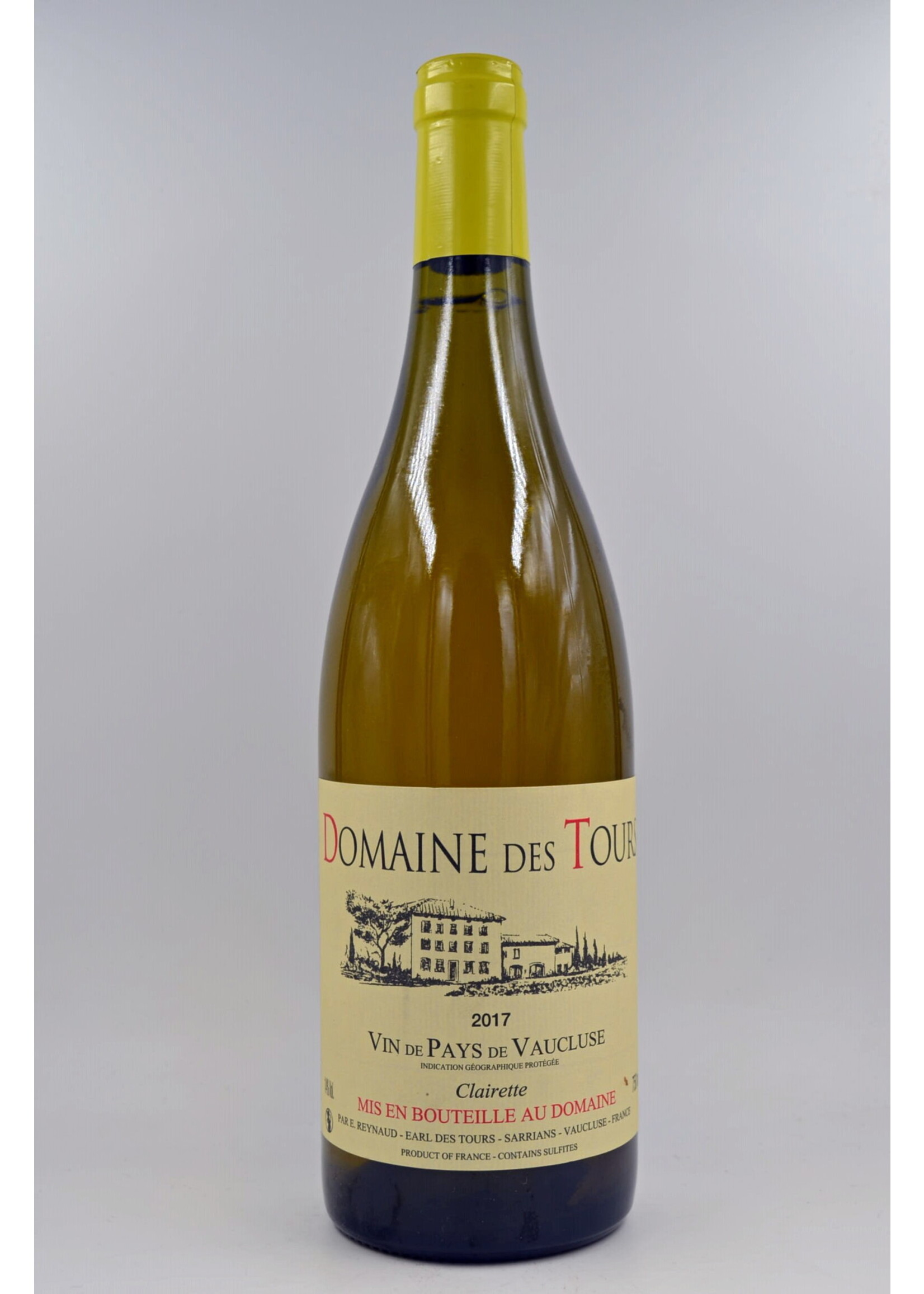 2017 Domaine des Tours Vin de Pays Vaucluse Clairette Blanc (Rayas)