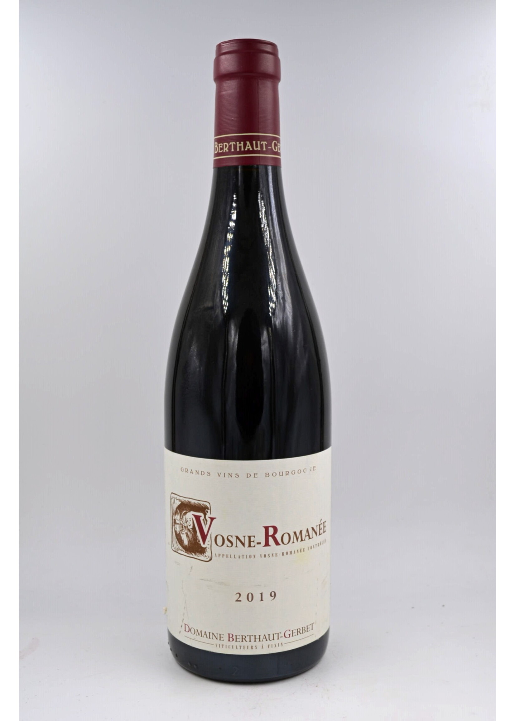 2019 Vosne Romanee Berthaut Gerbet