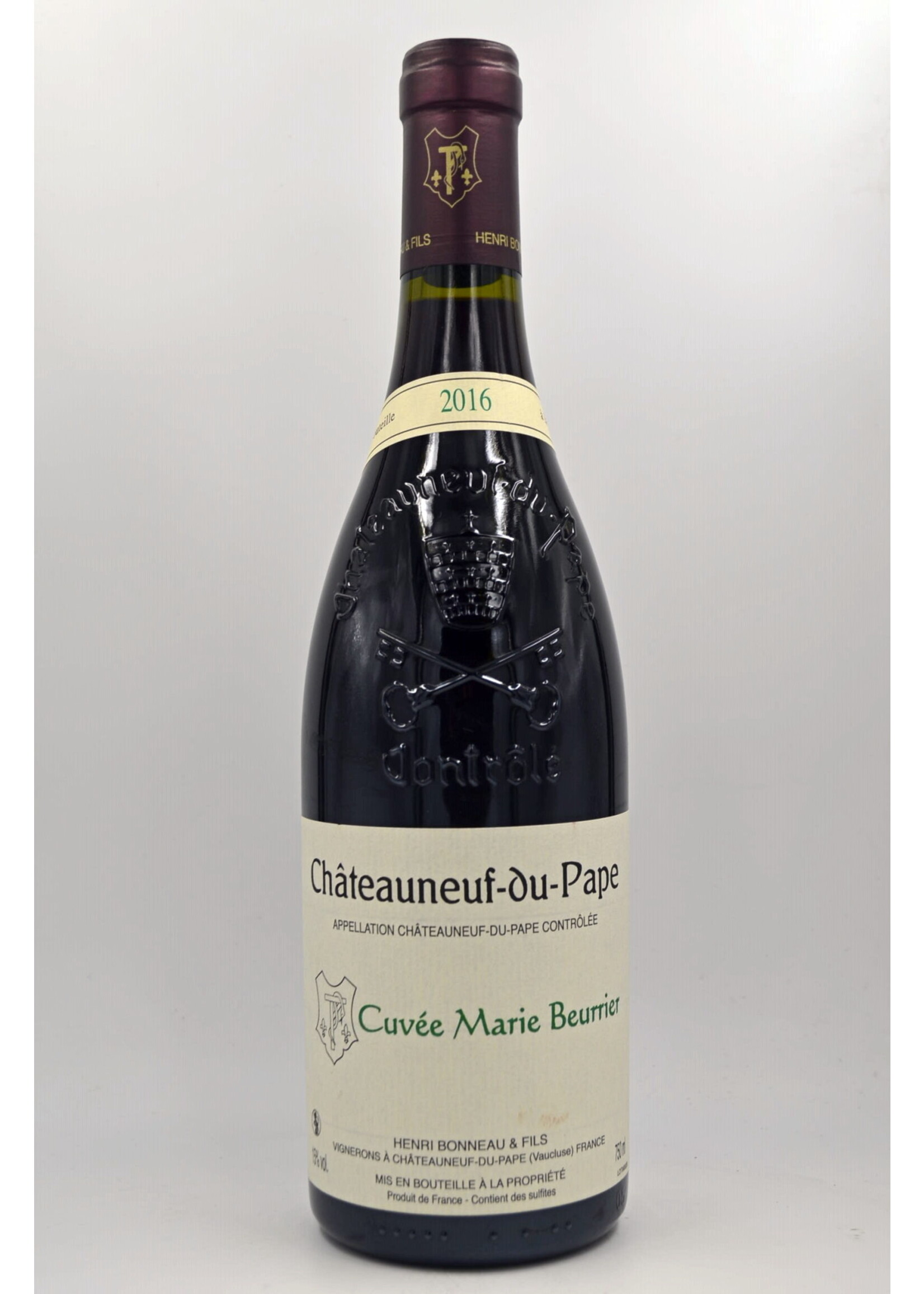 2016 Chateauneuf du Pape Cuvee Marie Beurrier Henri Bonneau