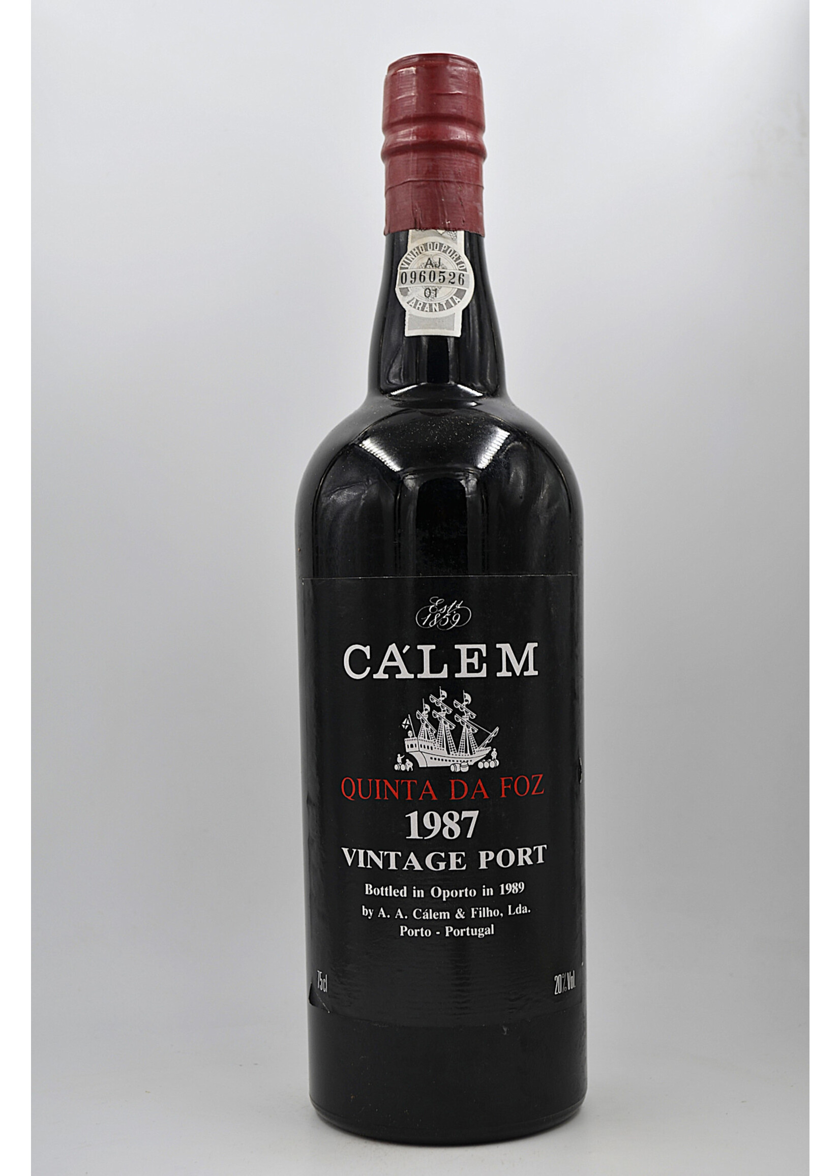 1987 Vintage Port Quinta da Foz Calem (ssl/sdl, neck)