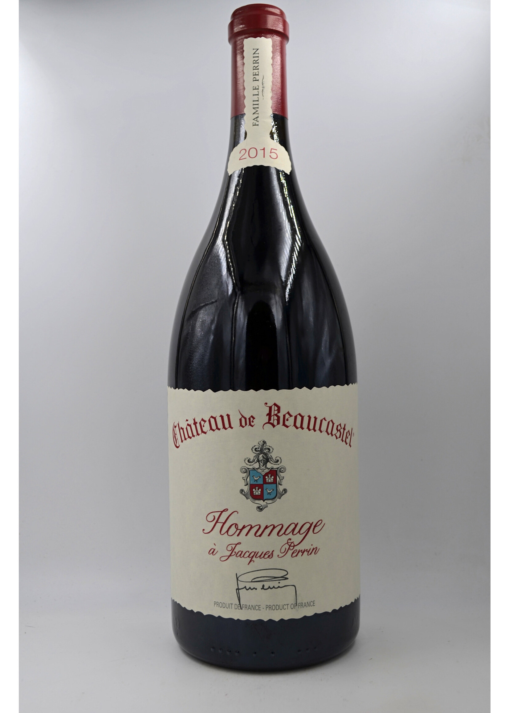 2015 Chateauneuf du Pape Hommage a Jacques Perrin Beaucastel Magnum Owc