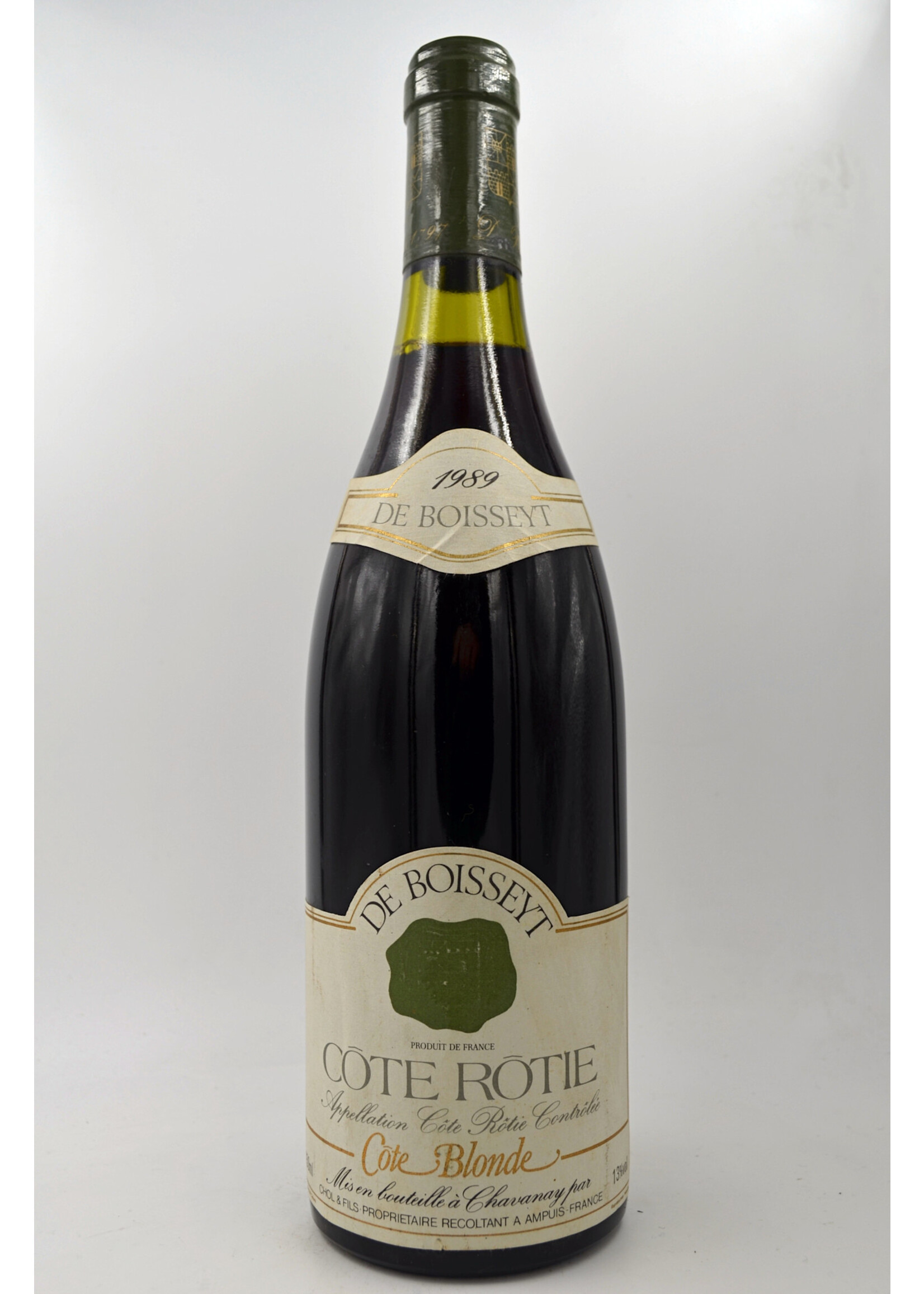 1989 Cote Rotie Cote Blonde de Boisseyt (ssl/sdl)