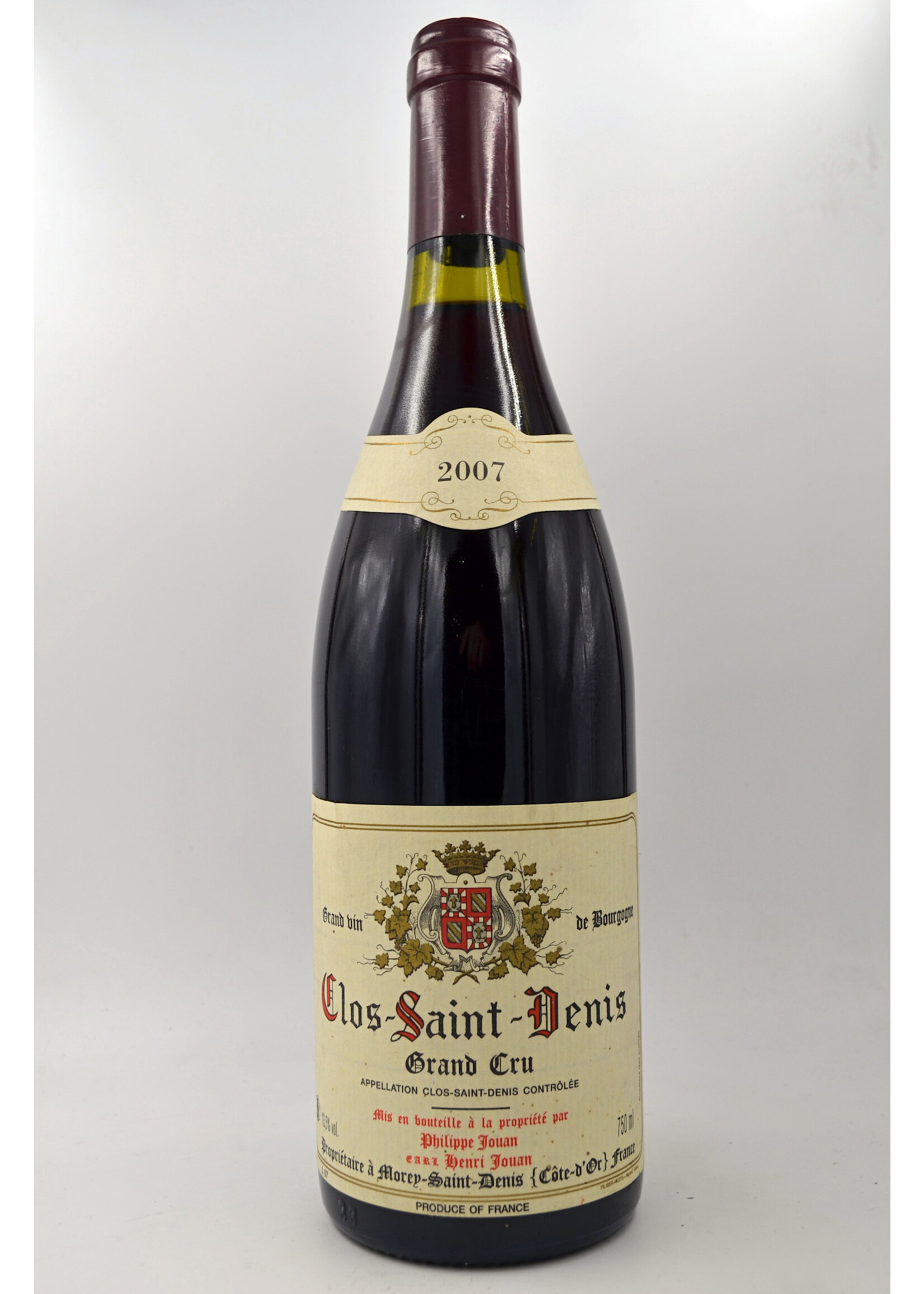 2007 Clos Saint Denis Philippe/Henri Jouan (ssl)