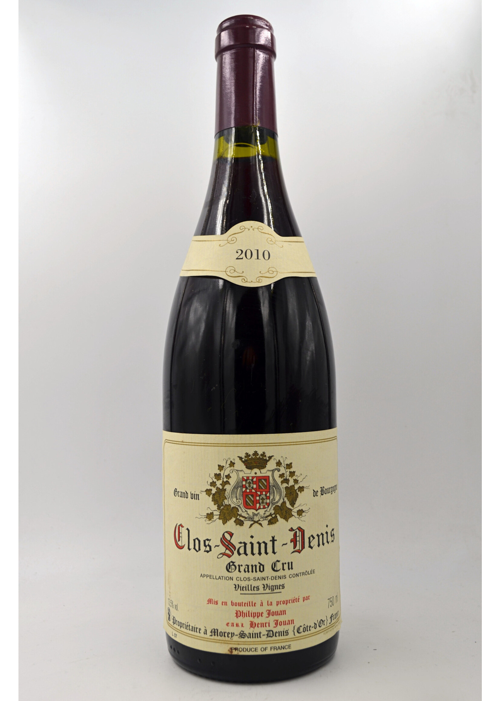 2010 Clos Saint Denis VV Philippe/Henri Jouan (ssl)