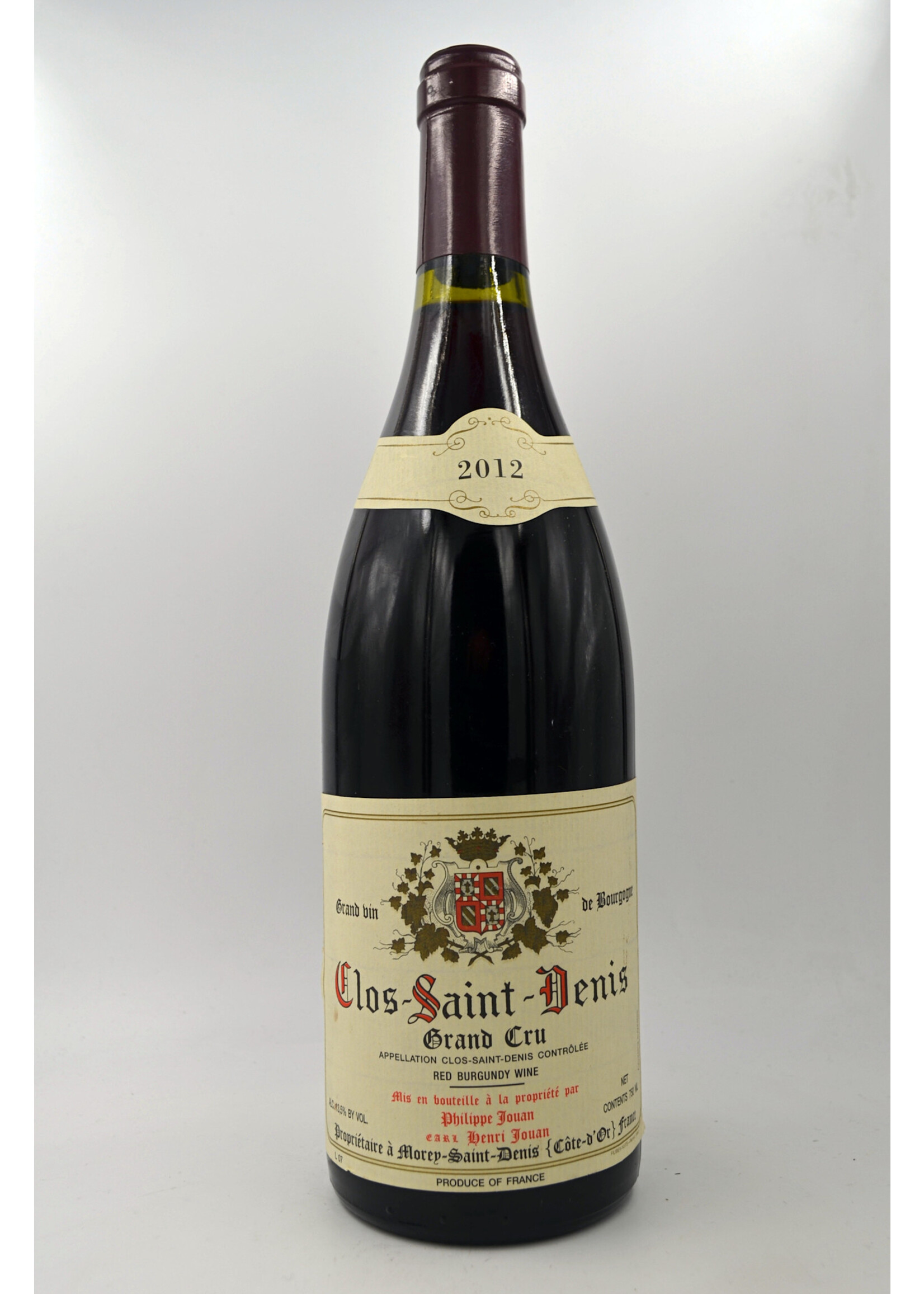 2012 Clos Saint Denis Philippe/Henri Jouan