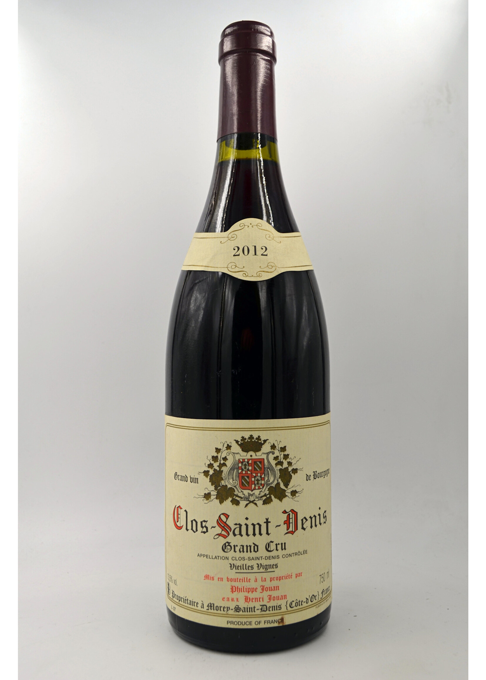 2012 Clos Saint Denis VV Philippe/Henri Jouan