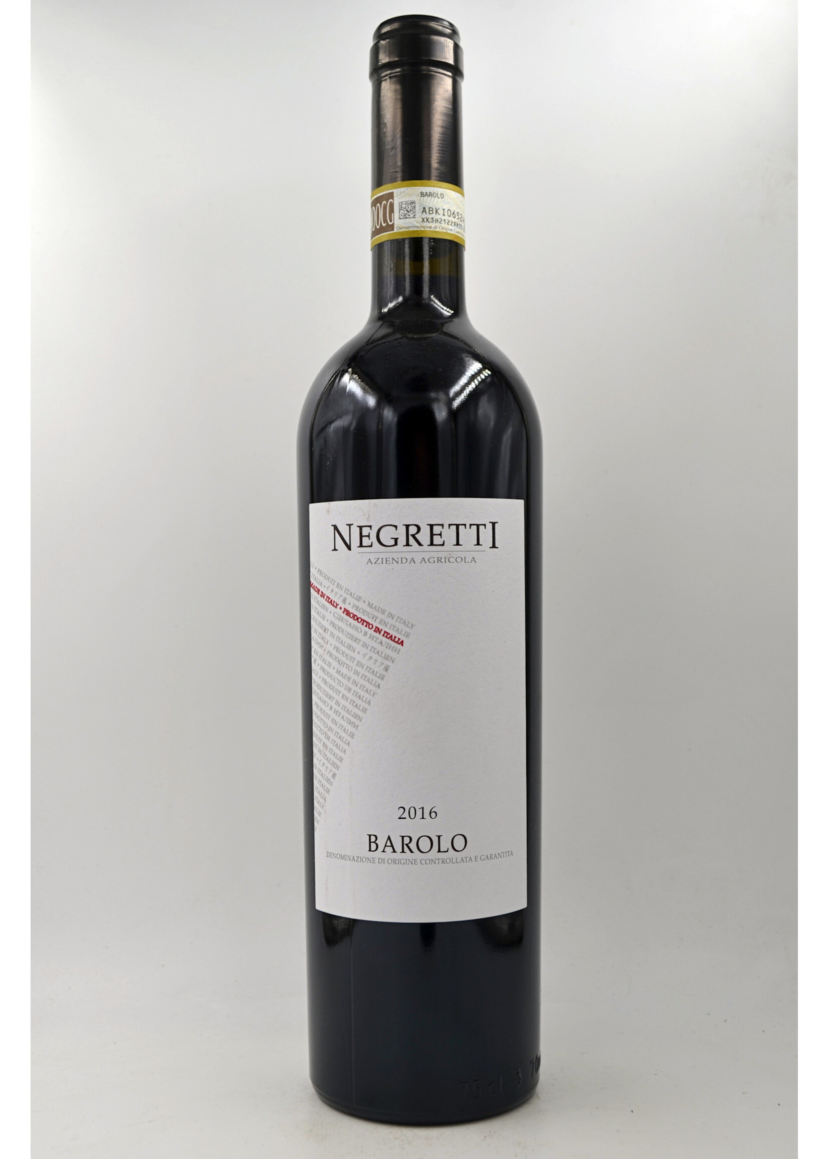 2016 Barolo Negretti