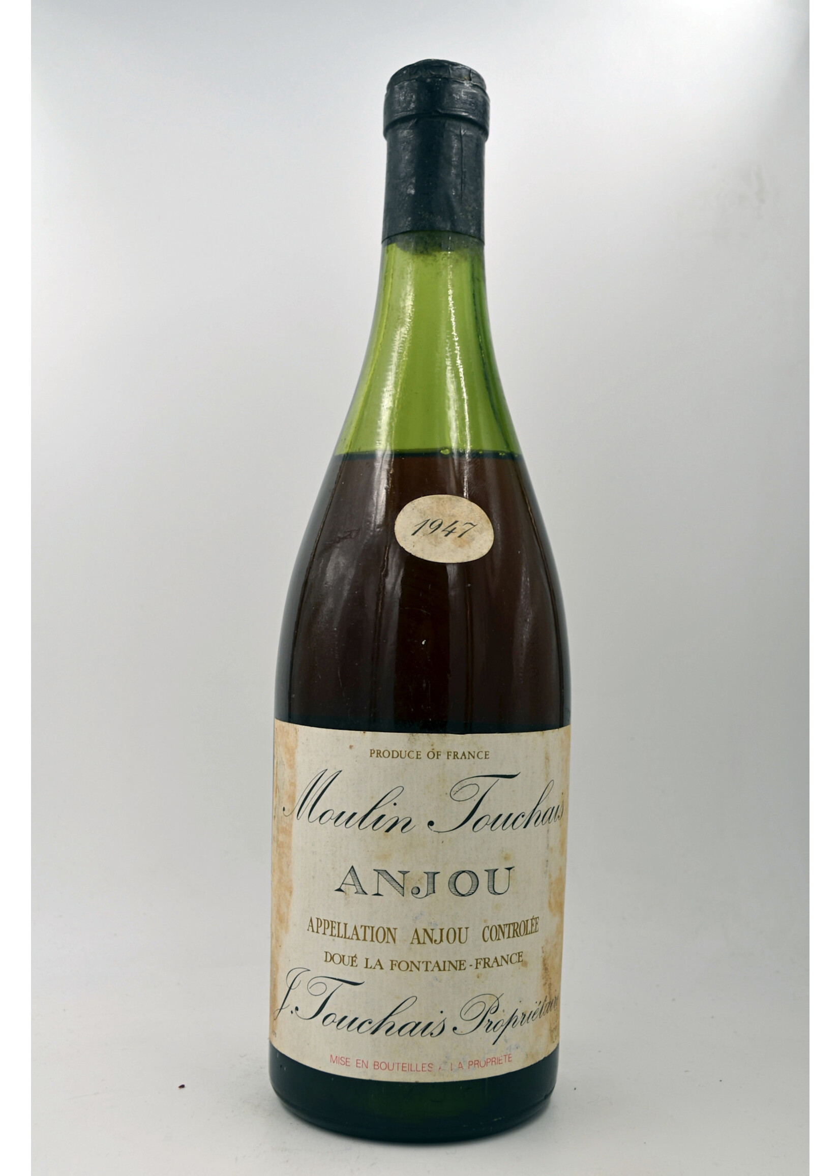 60 1947 Anjou Reserve du Fondateur Moulin Touchais (sl/sdl, min 7)