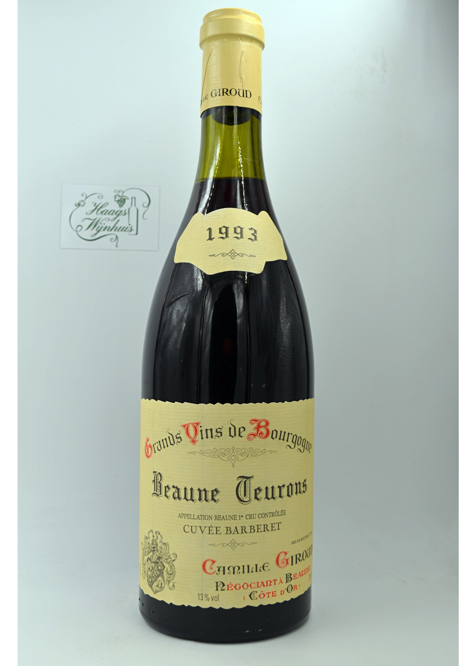 1993 Beaune Teurons Cuvee Barberet Camille Giroud (min 3,5)