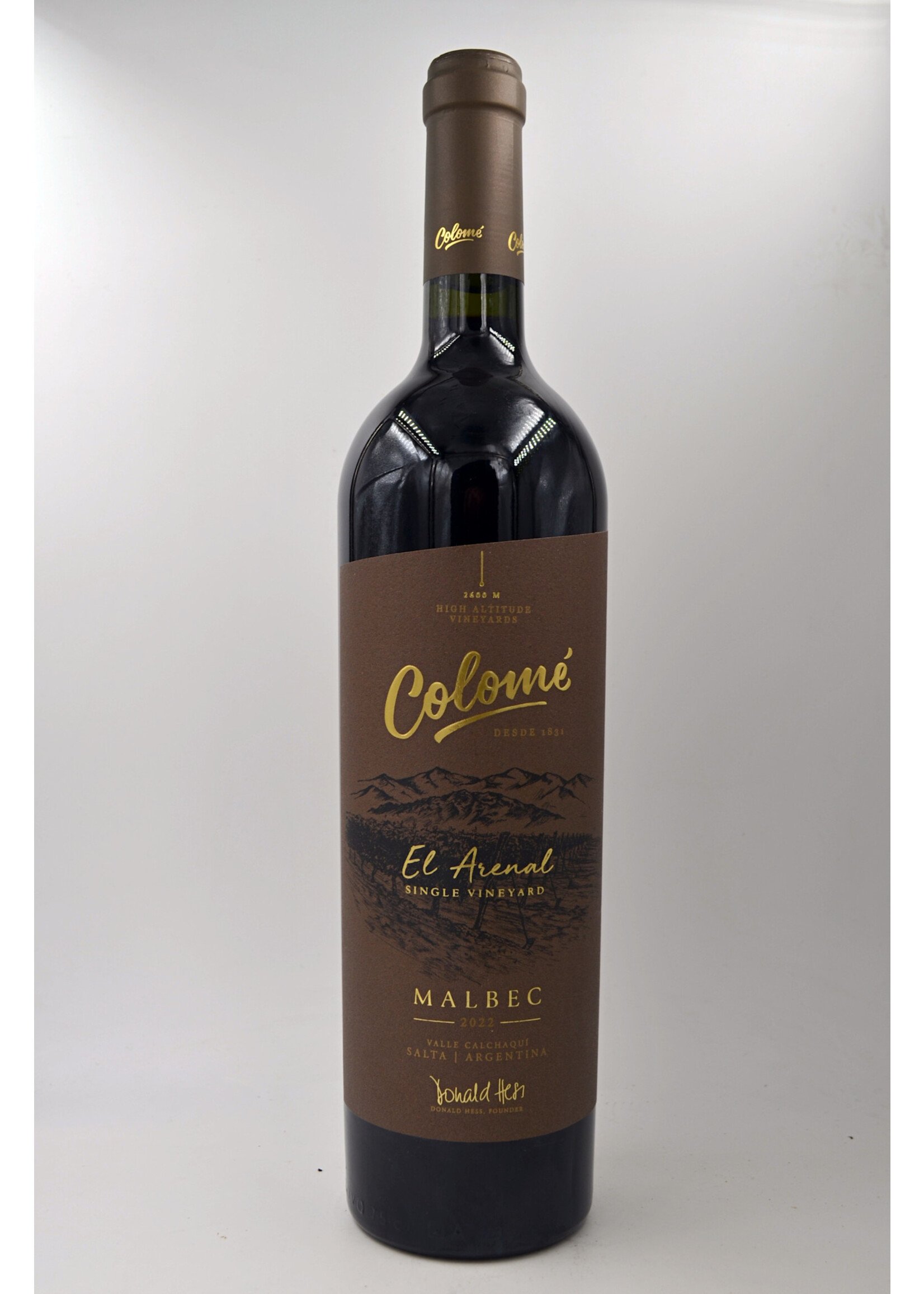 2022 Malbec Single Vineyard El Arenal Colome