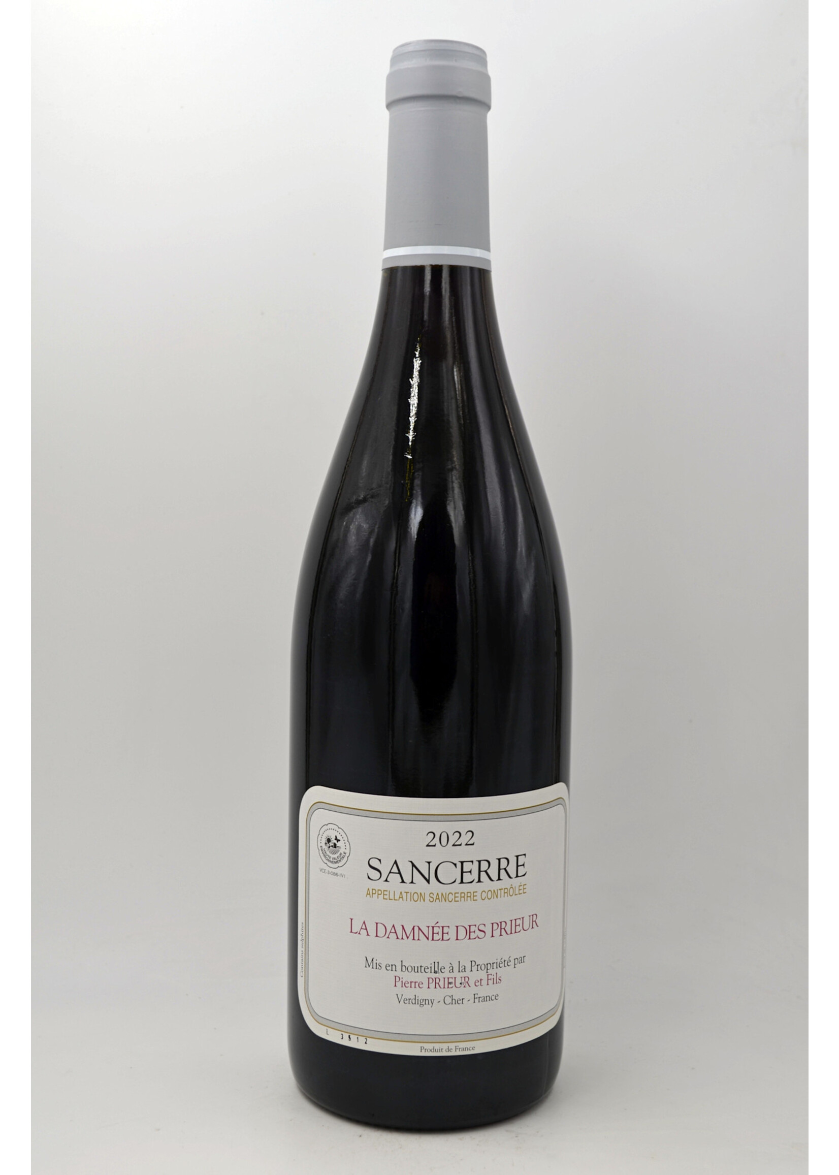 2022 Sancerre la Damnee des Prieur rouge Prieur