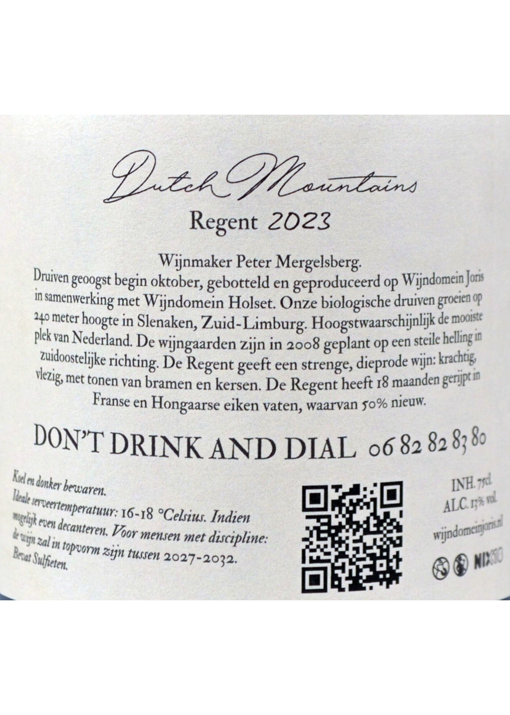 2023 Regent Dutch Mountains Wijndomein Joris