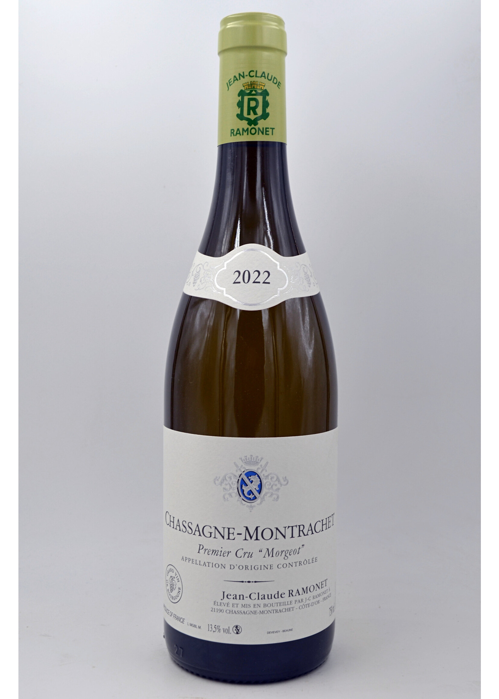 2022 Chassagne Montrachet Morgeot blanc Jean Claude Ramonet