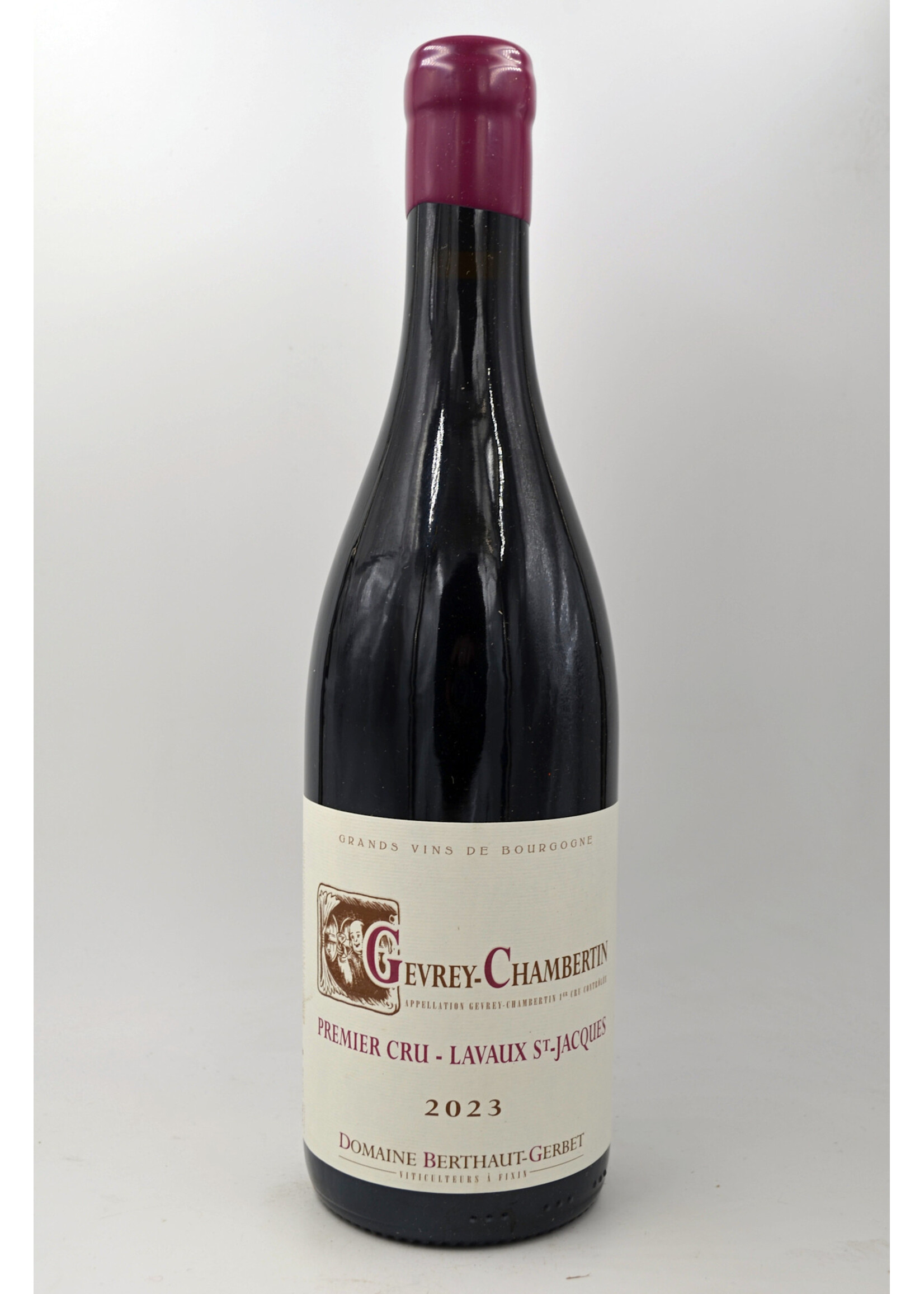 2023 Gevrey Chambertin Lavaux Saint Jacques Berthaut Gerbet
