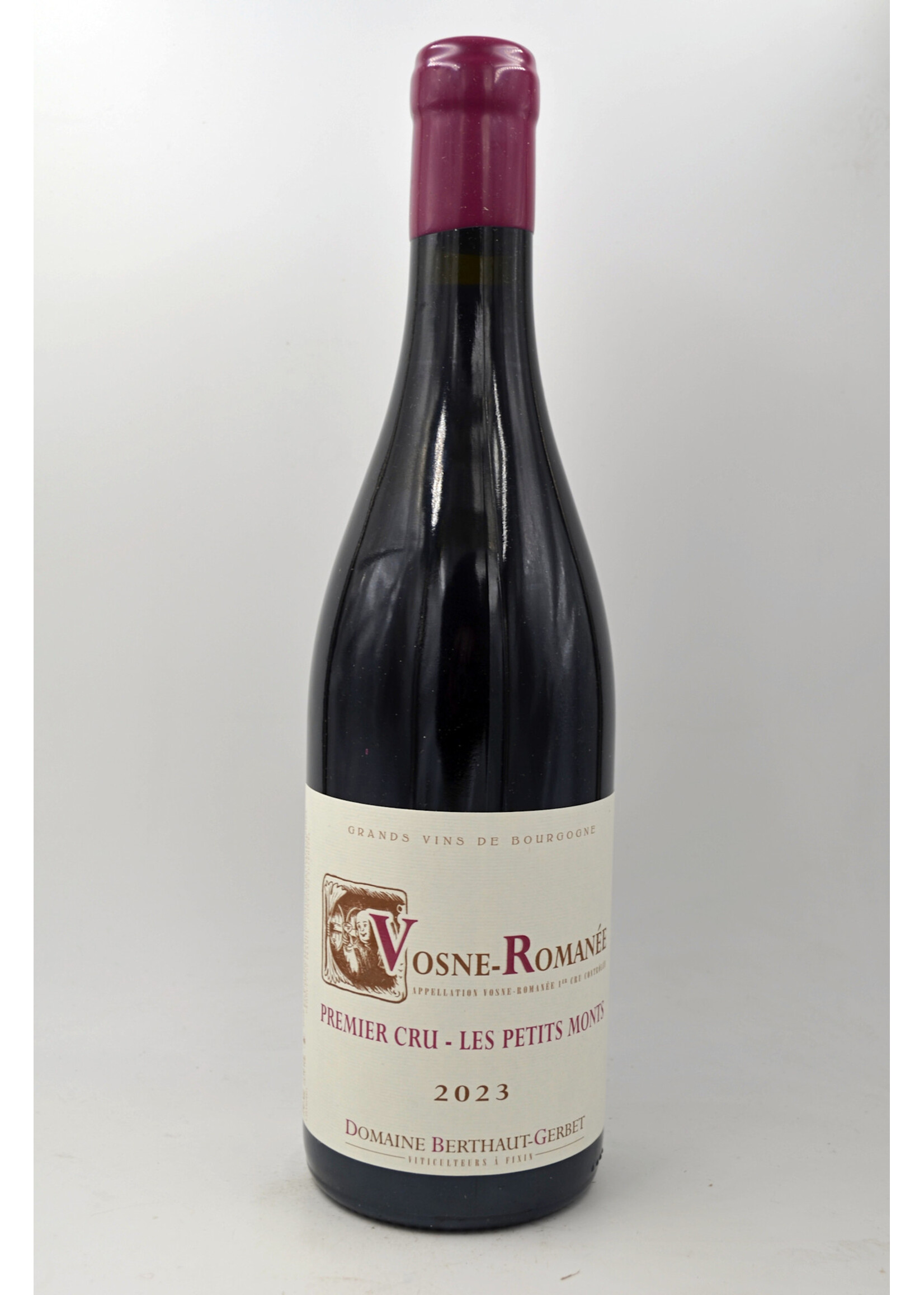 2023 Vosne Romanee les Petits Monts Berthaut Gerbet