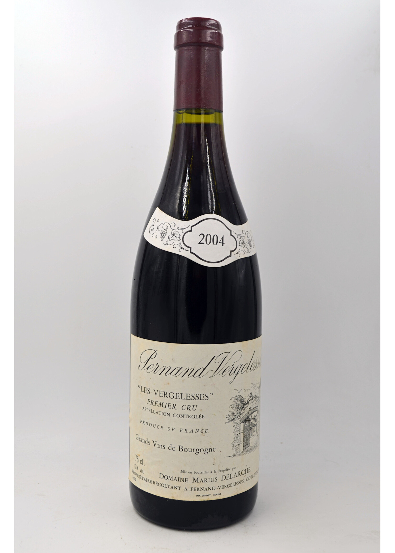 2004 Pernand Vergelesses les Vergelesses rouge Marius Delarche (ssl)