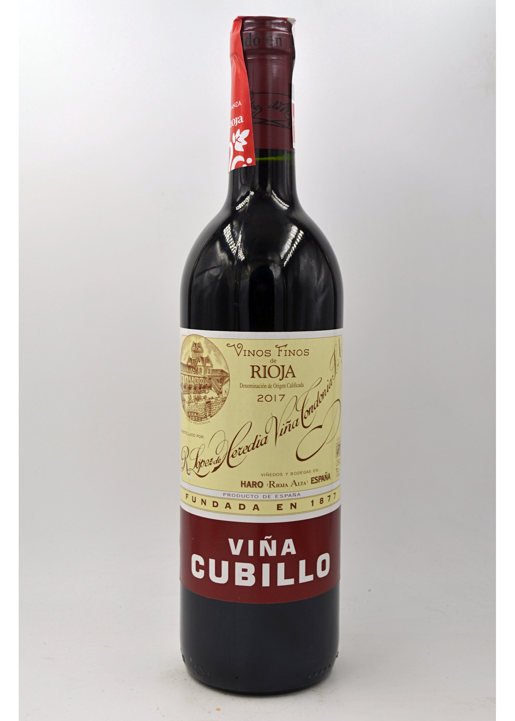 2017 Rioja Cubillo Tinto Crianza Lopez de Heredia