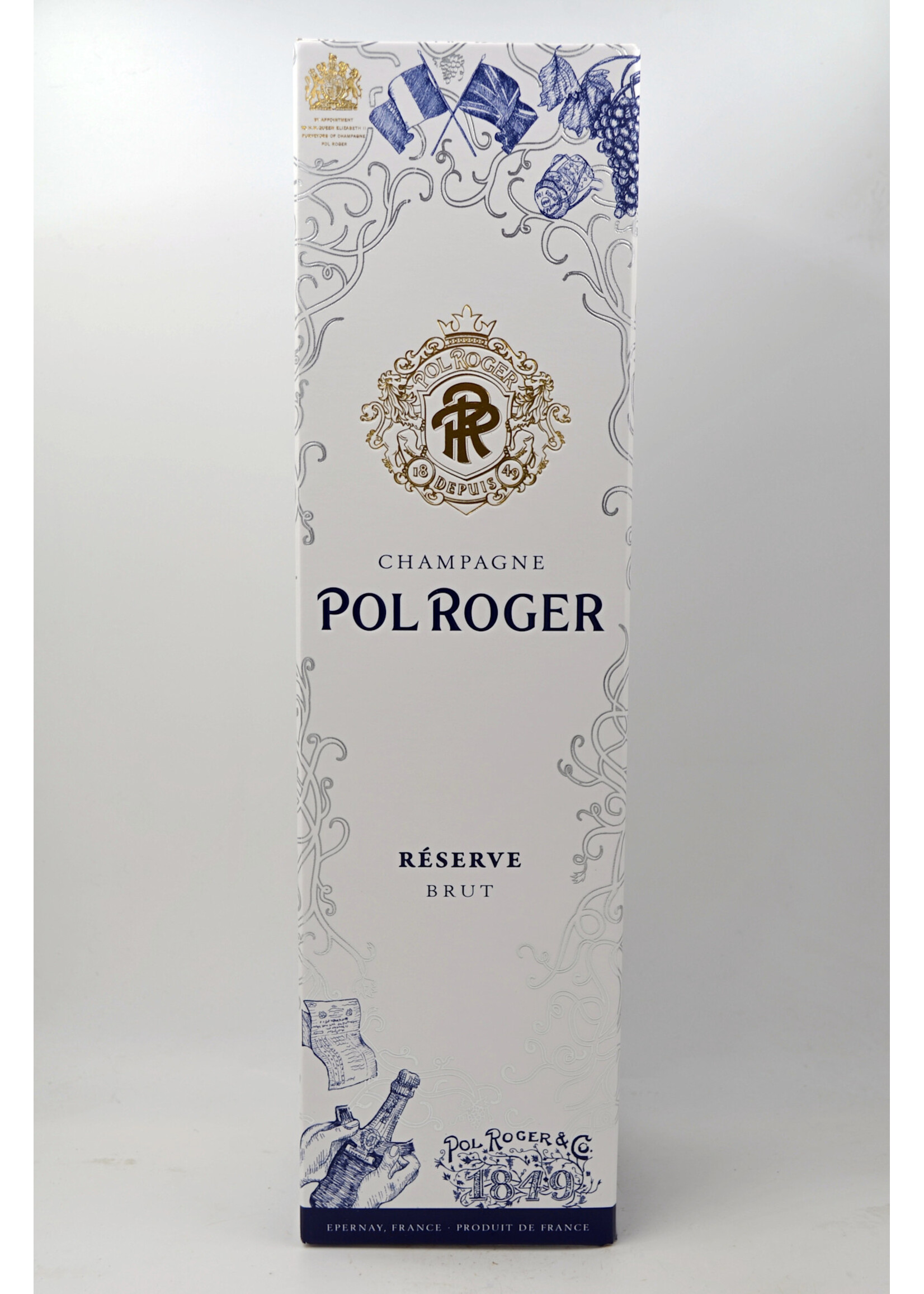 NV Brut Reserve Pol Roger Giftbox (deg 24)