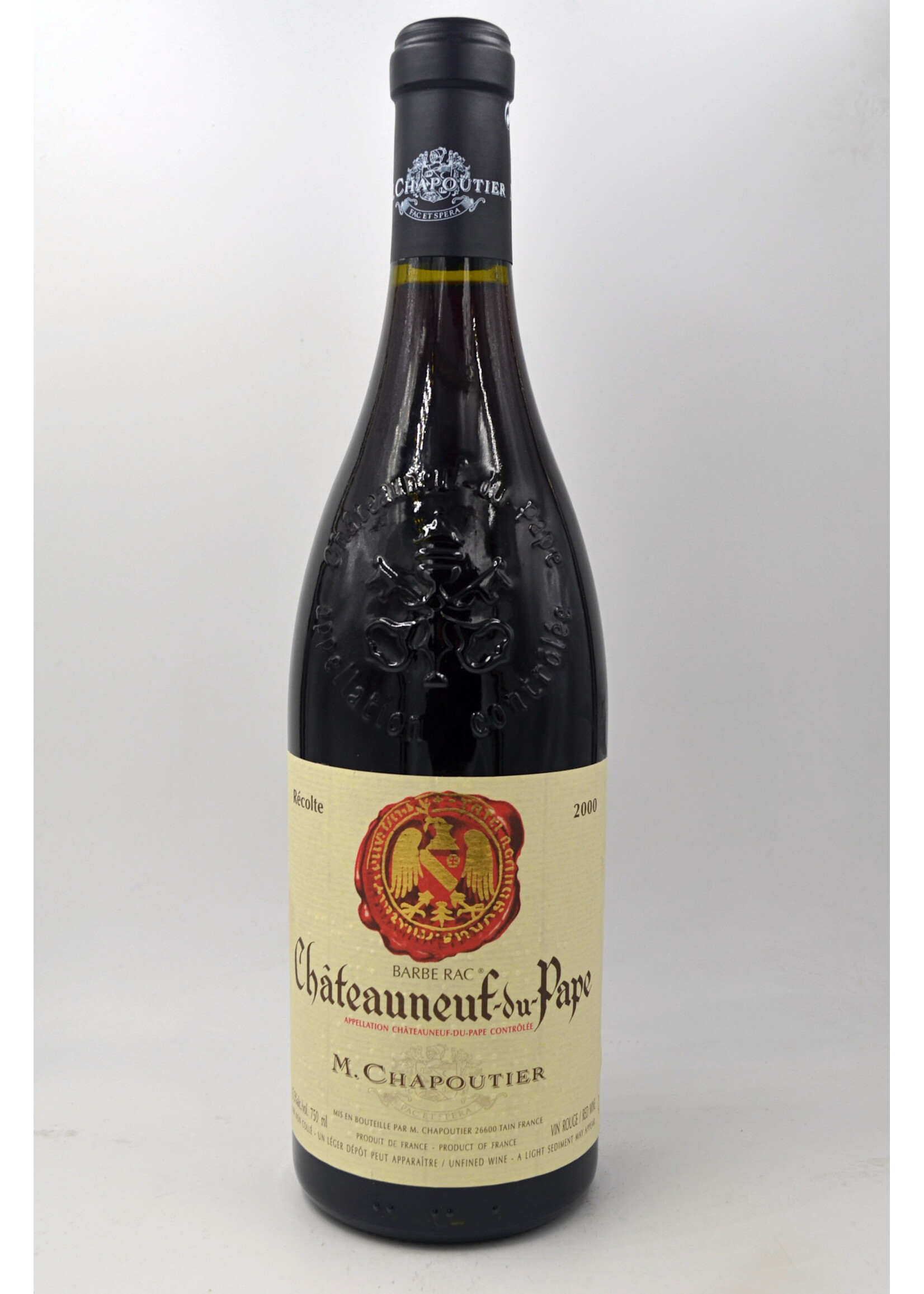 2000 Chateauneuf du Pape Barbe Rac Chapoutier