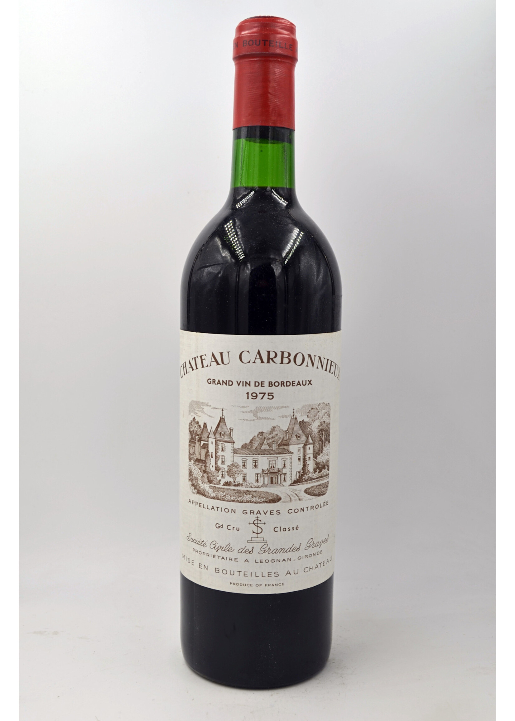 1975 Carbonnieux rouge (ssl/sdl, neck/bn)