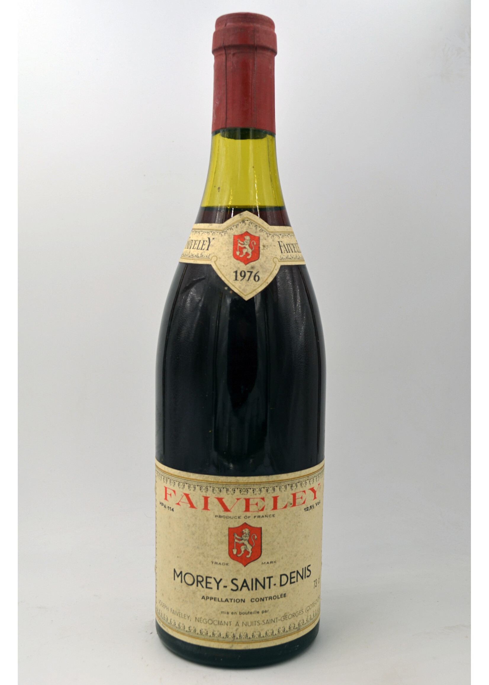1976 Morey Saint Denis Faiveley (sl/dl, corroded capsules, min 3.5 or better)