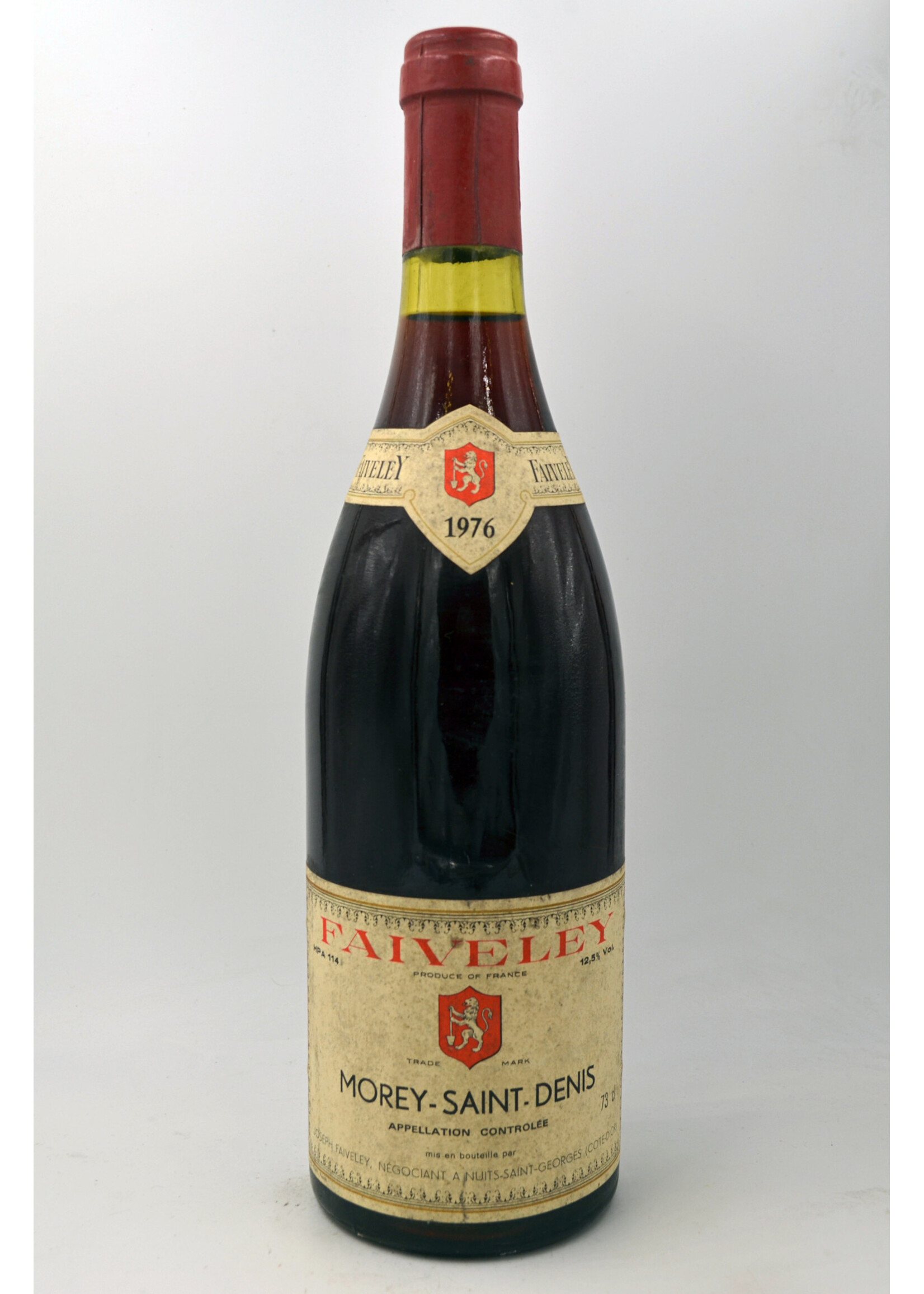 1976 Morey Saint Denis Faiveley (sl/dl, corroded capsules, min 2.5 or better)