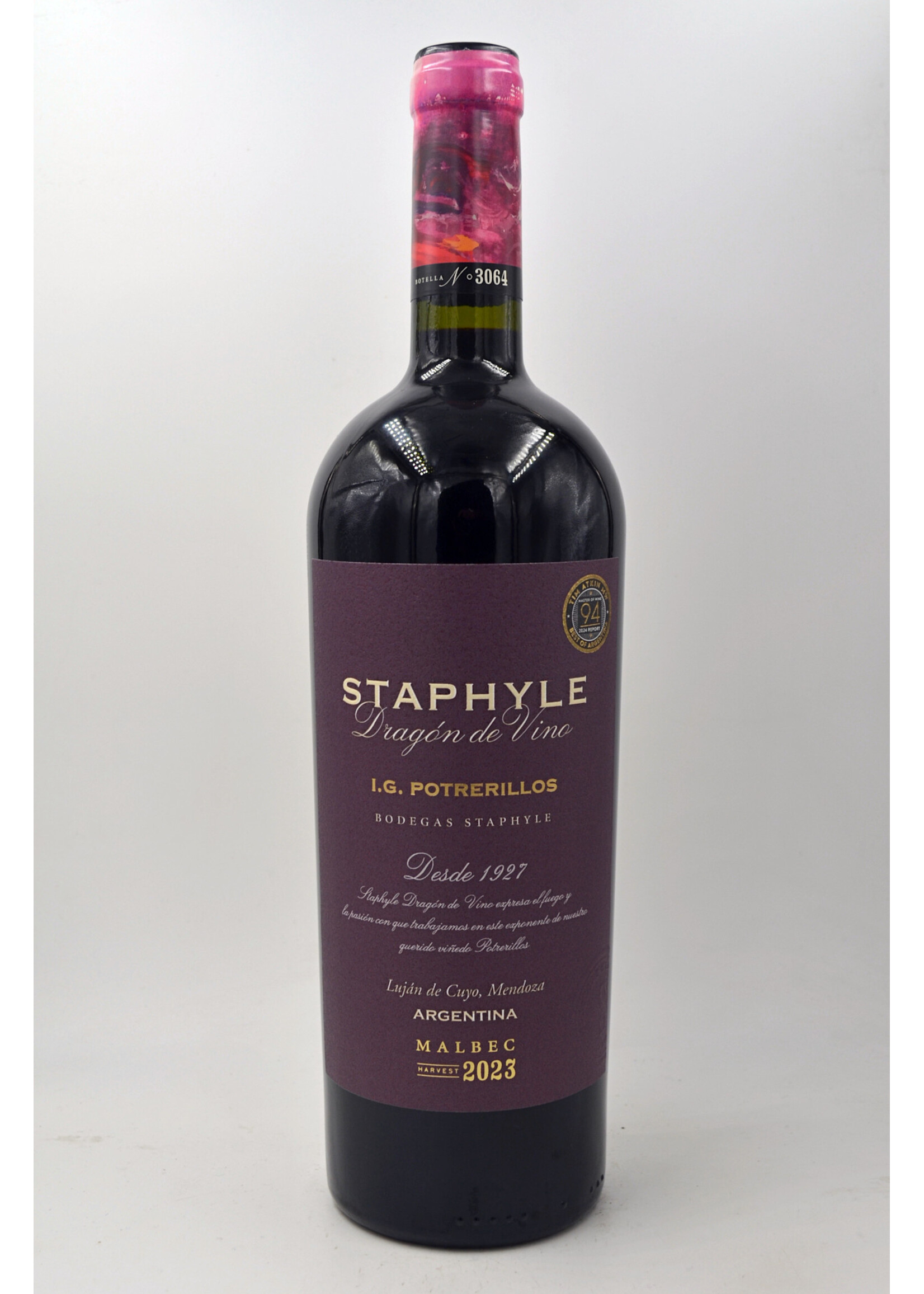 2023 Malbec Dragon de Vino Staphyle