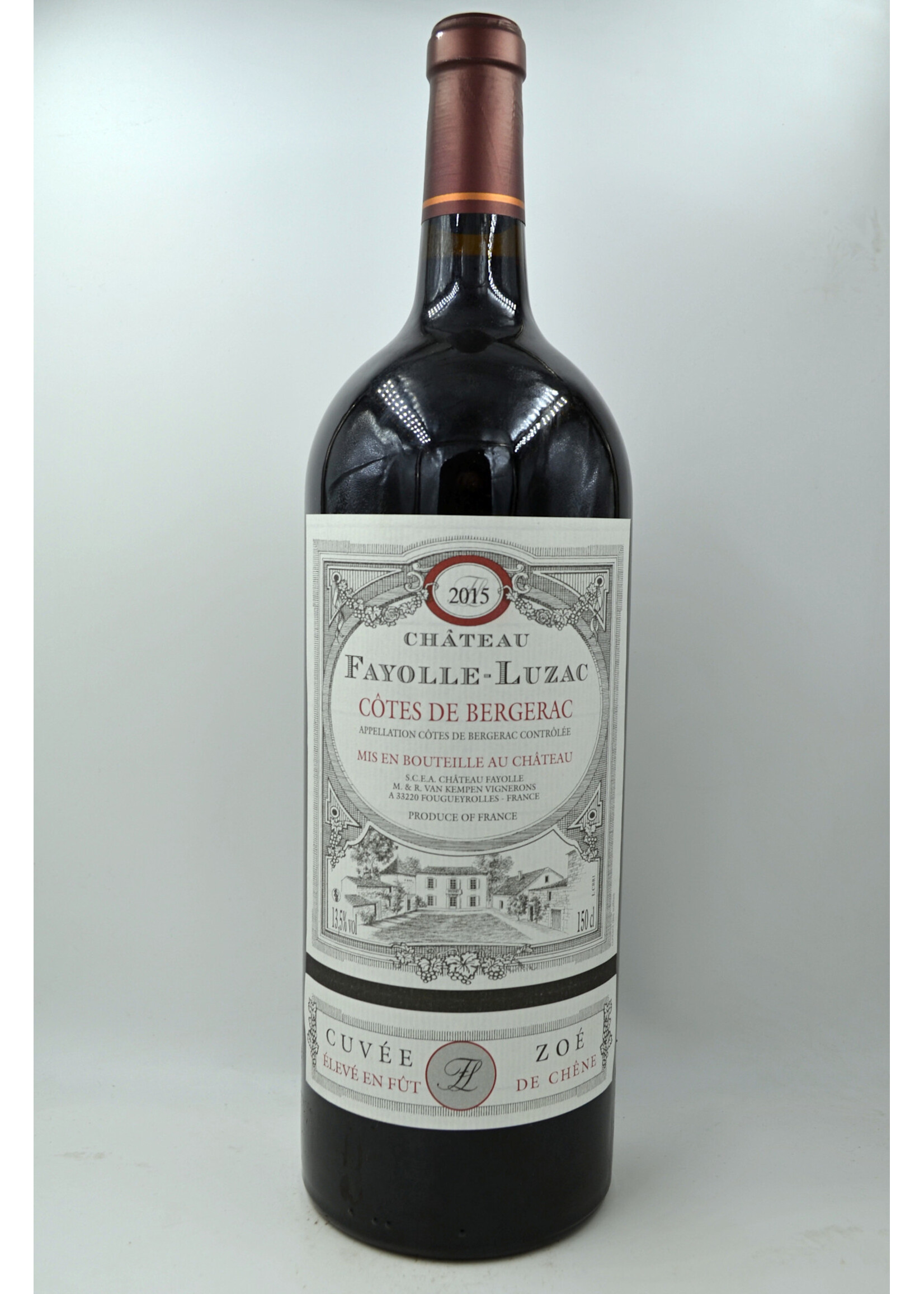 2015 Chateau Fayolle Luzac Cuvée Zoé Magnum