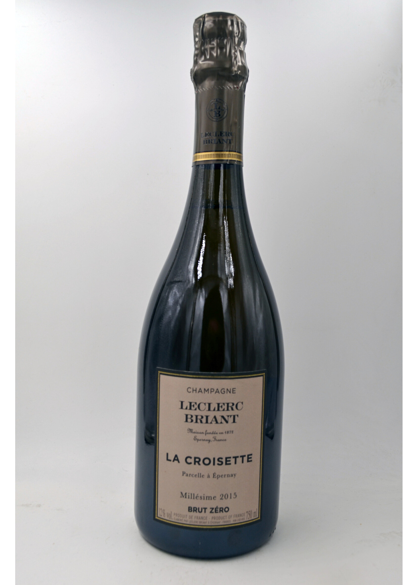 2015 Brut Zero la Croisette Leclerc Briant (deg 2019)