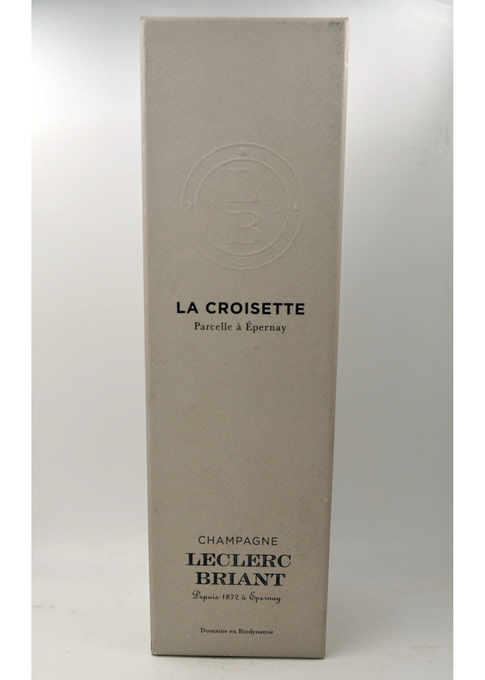 2015 Brut Zero la Croisette Leclerc Briant (deg 2019)