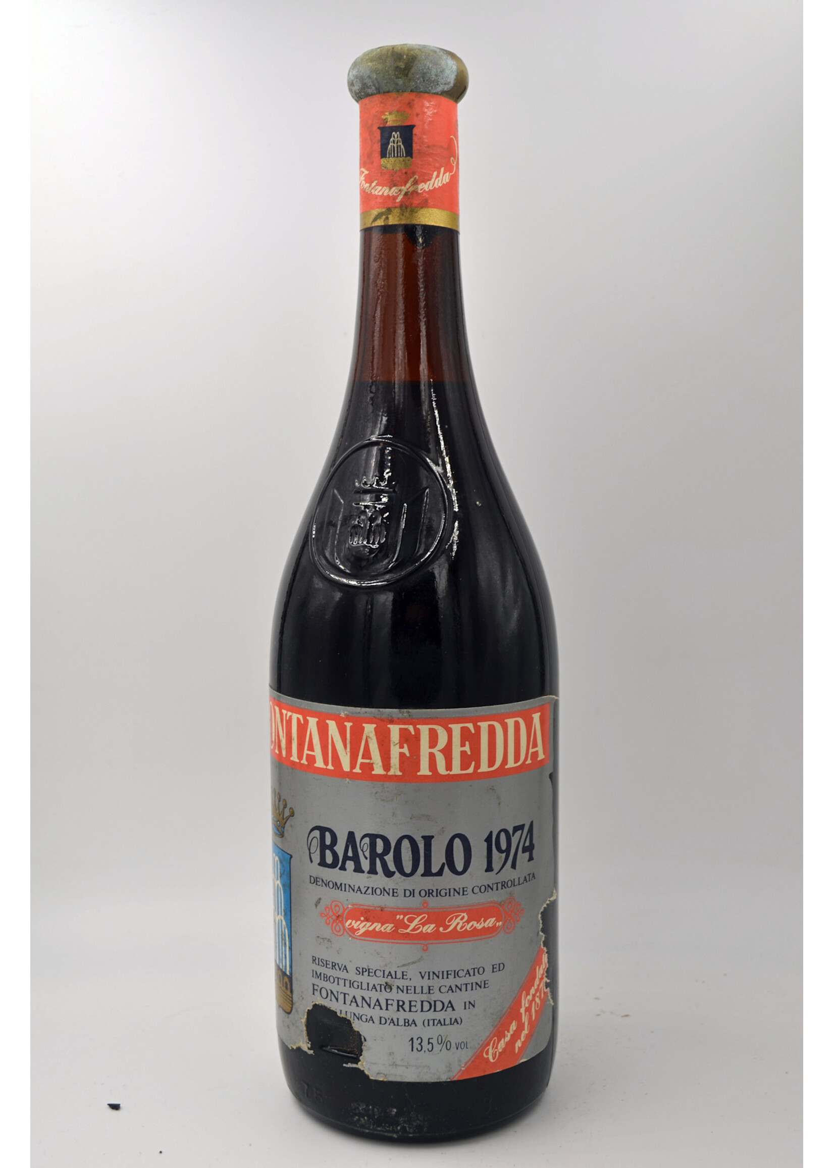 1974 Barolo Vigna la Rosa Fontanafredda (ssl/dl, corroded capsule, min 4)