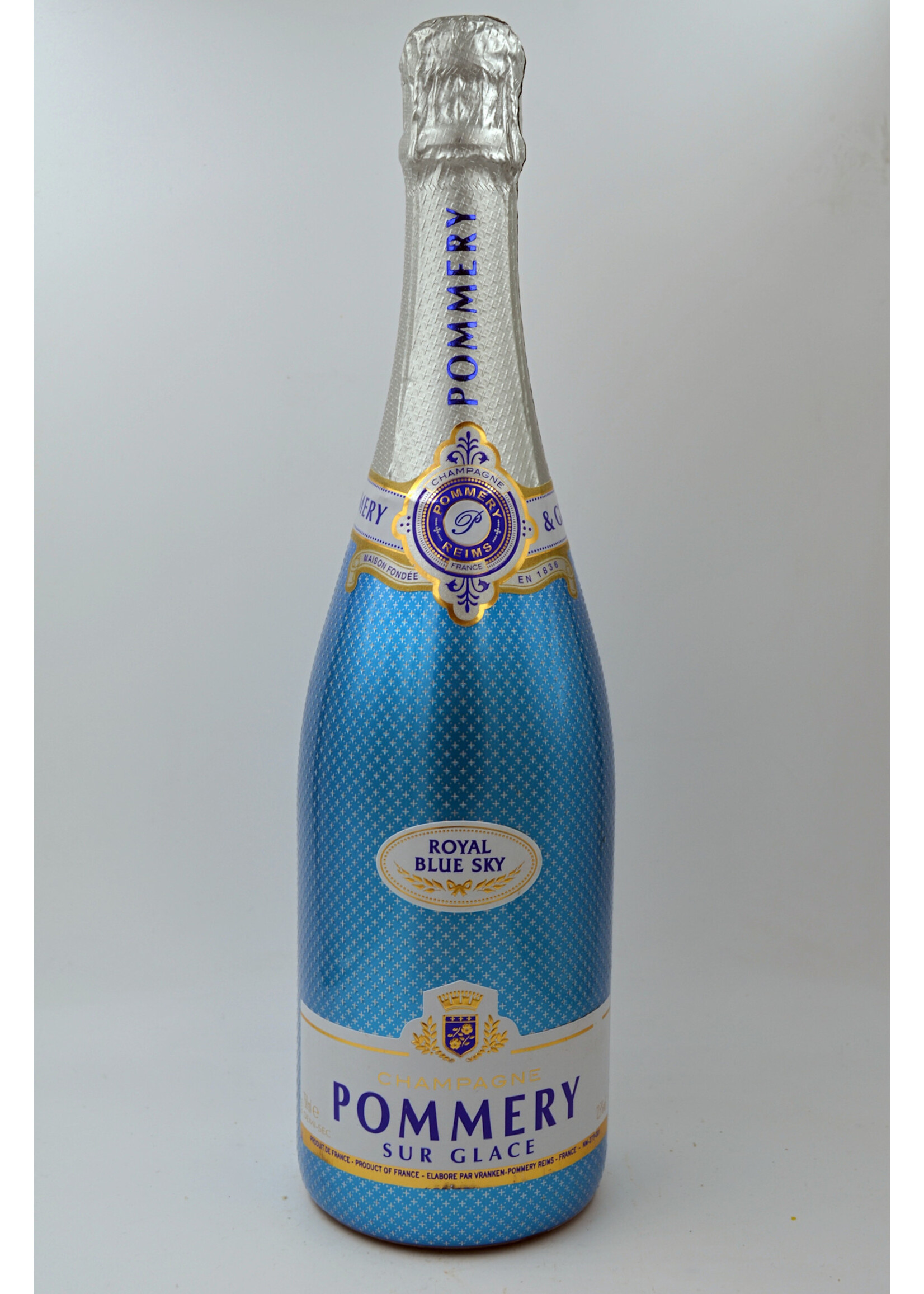 NV Demi Sec Royal Blue Sky Sur Glace Pommery