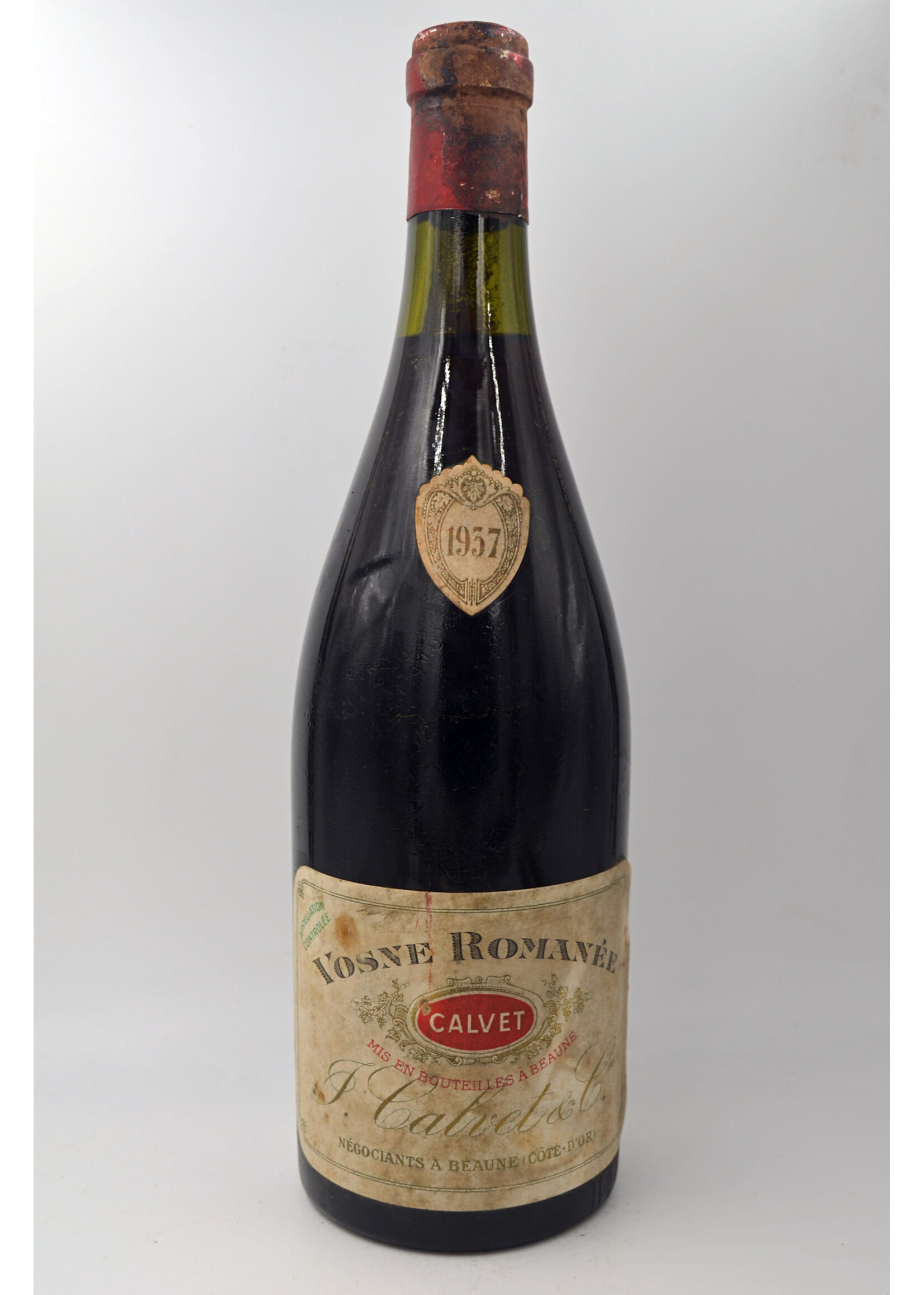 1937 Vosne Romanee Mise Calvet (sl, corroded capsule, min 3)