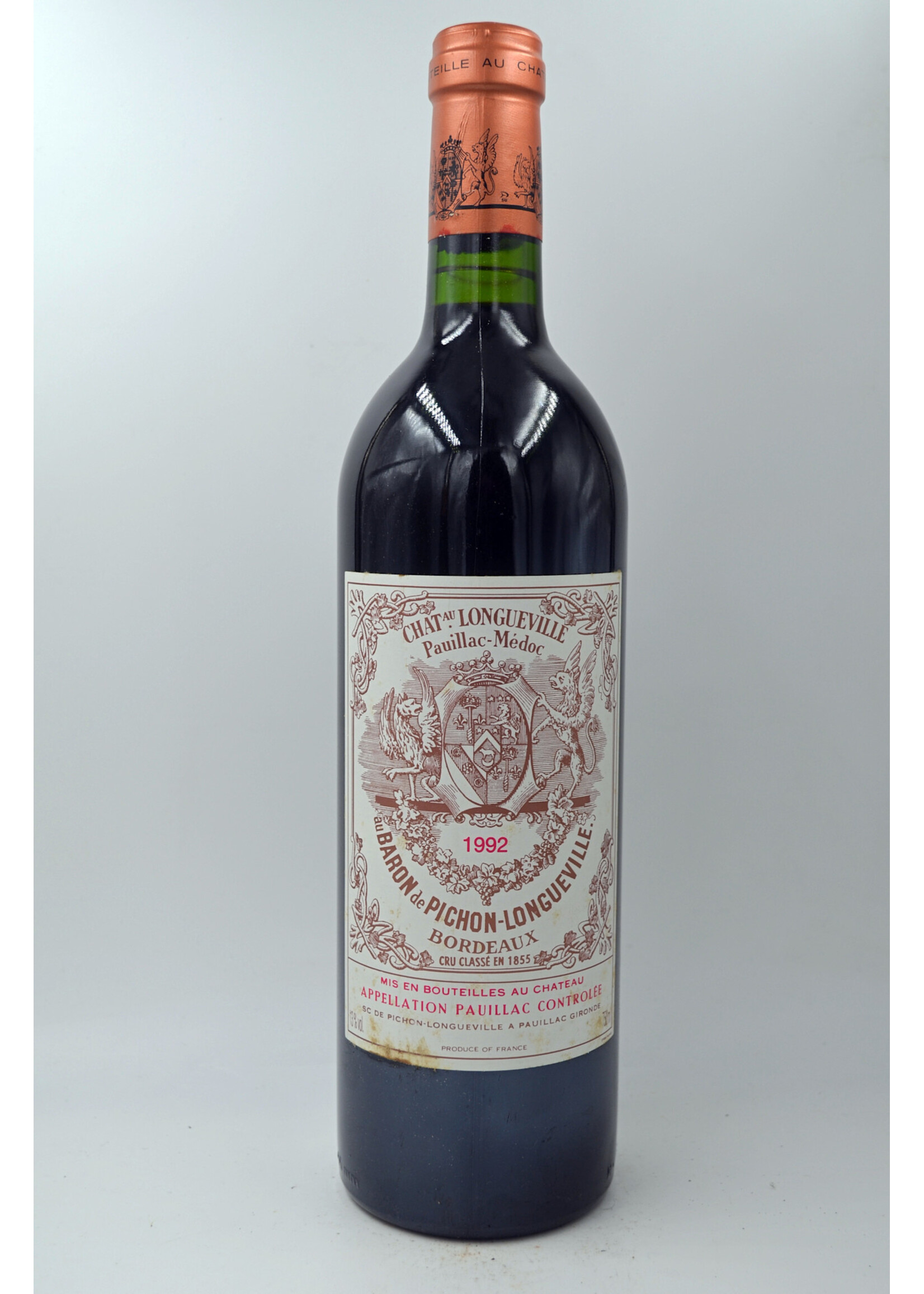 1992 Pichon Baron Longueville (ssl, bn or better)