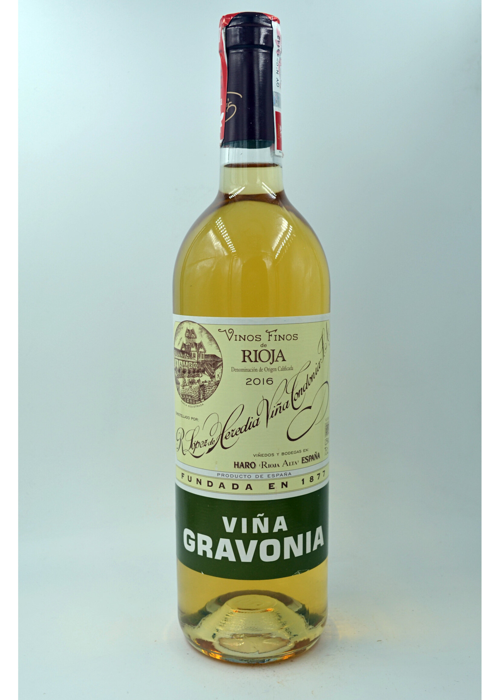 2016 Rioja Crianza Blanco Vina Gravonia Lopez de Heredia