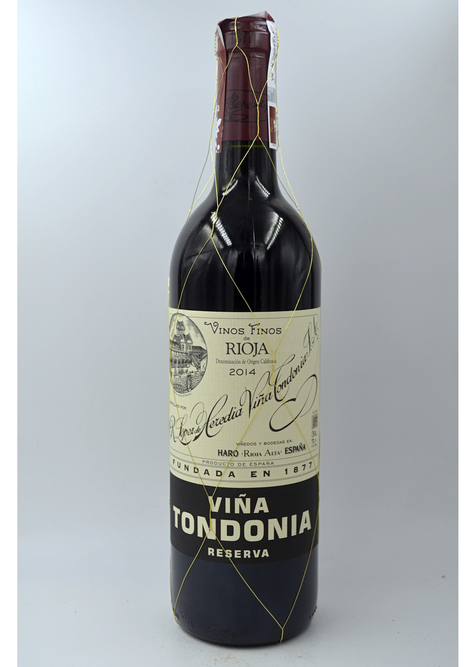 2014 Rioja Tinto Reserva Vina Tondonia Lopez de Heredia