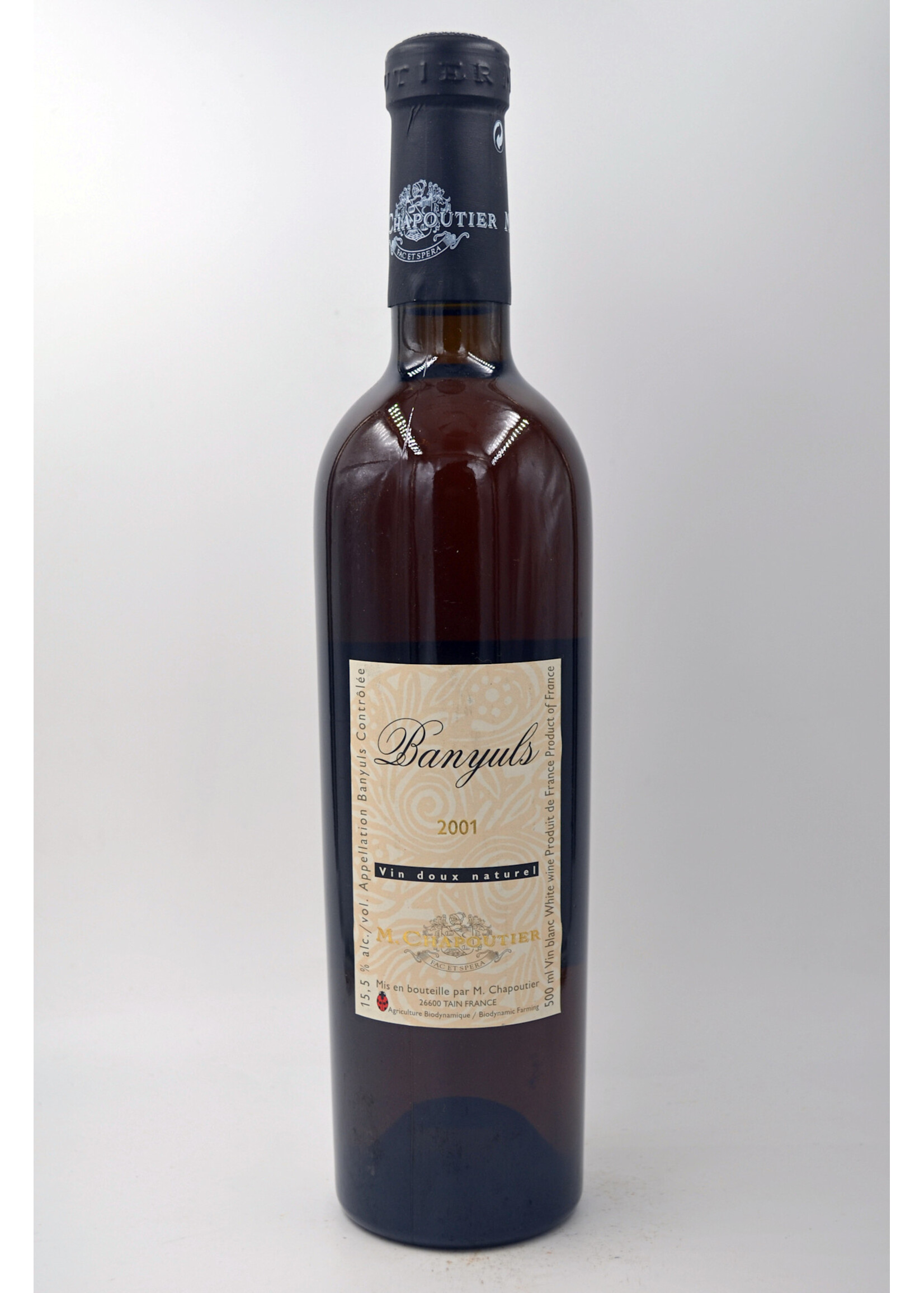 2001 Banyuls blanc Chapoutier 0,5 ltr