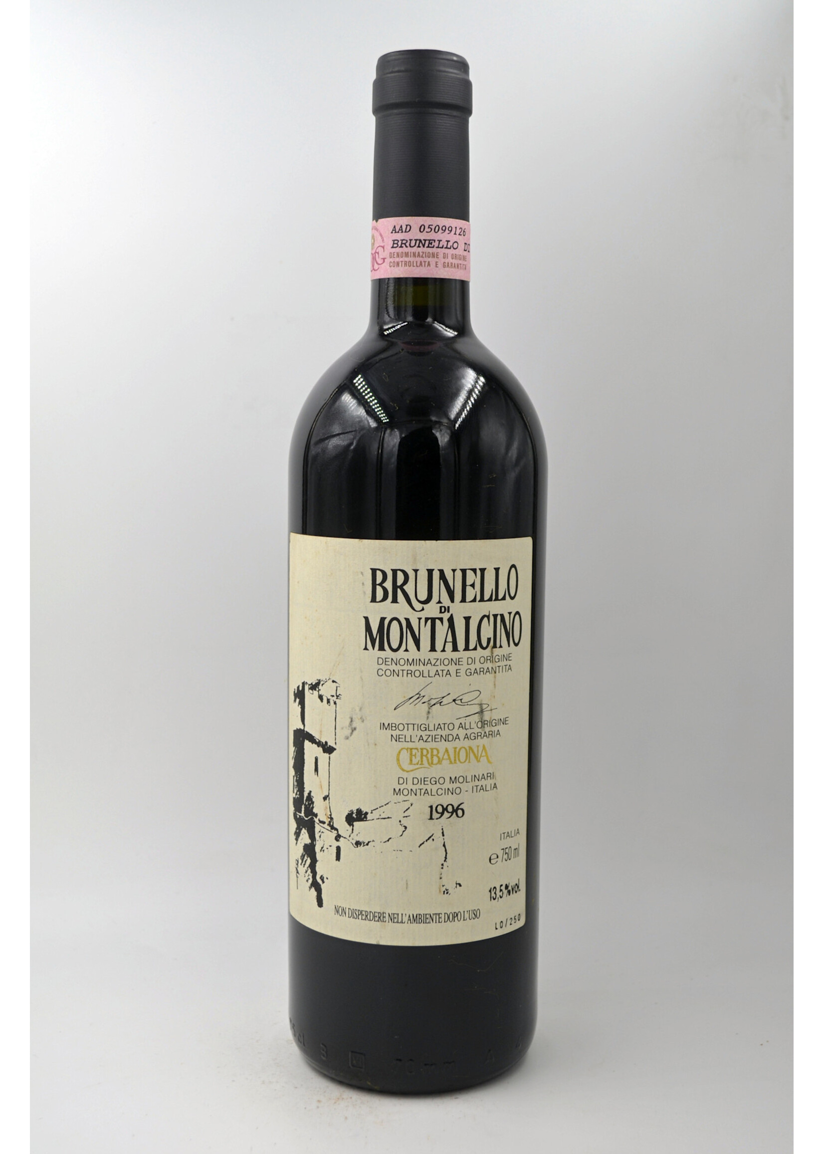 1996 Brunello di Montalcino Cerbaiona (Molinari)