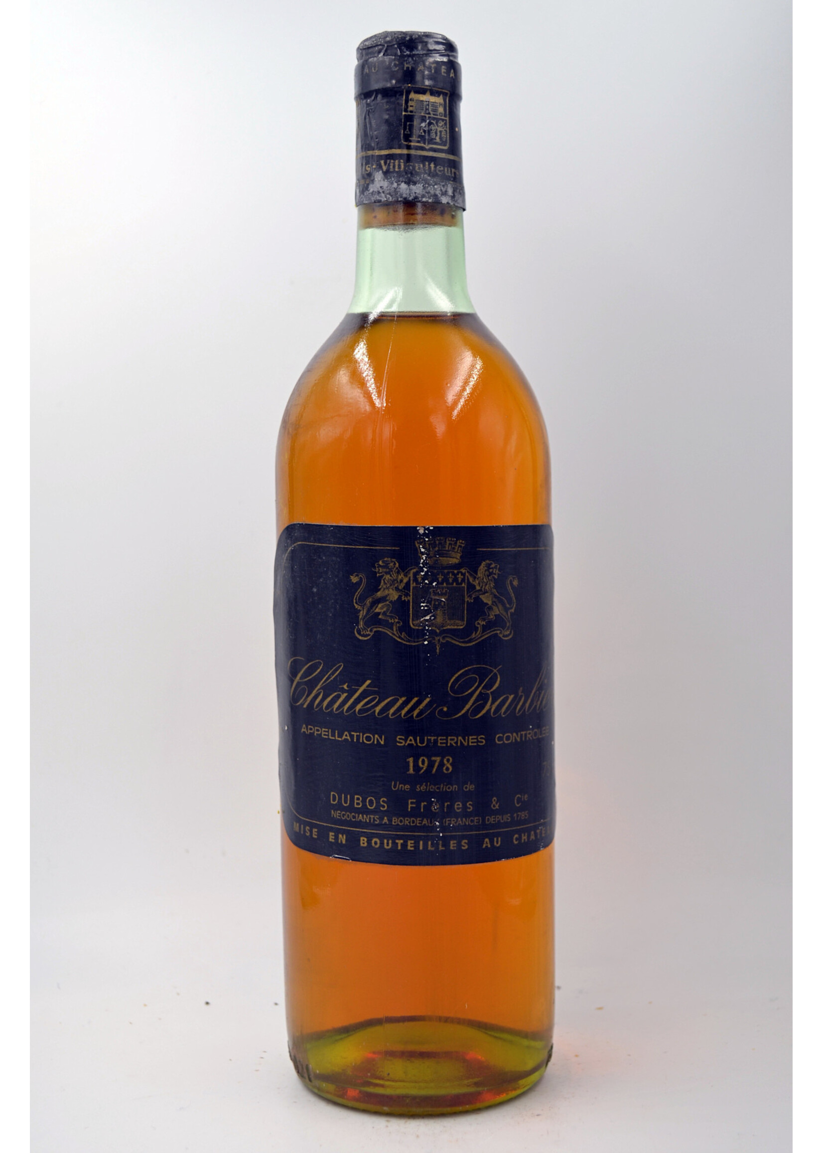 1978 Barbier Sauternes (ssl/sdl, vts/ts)