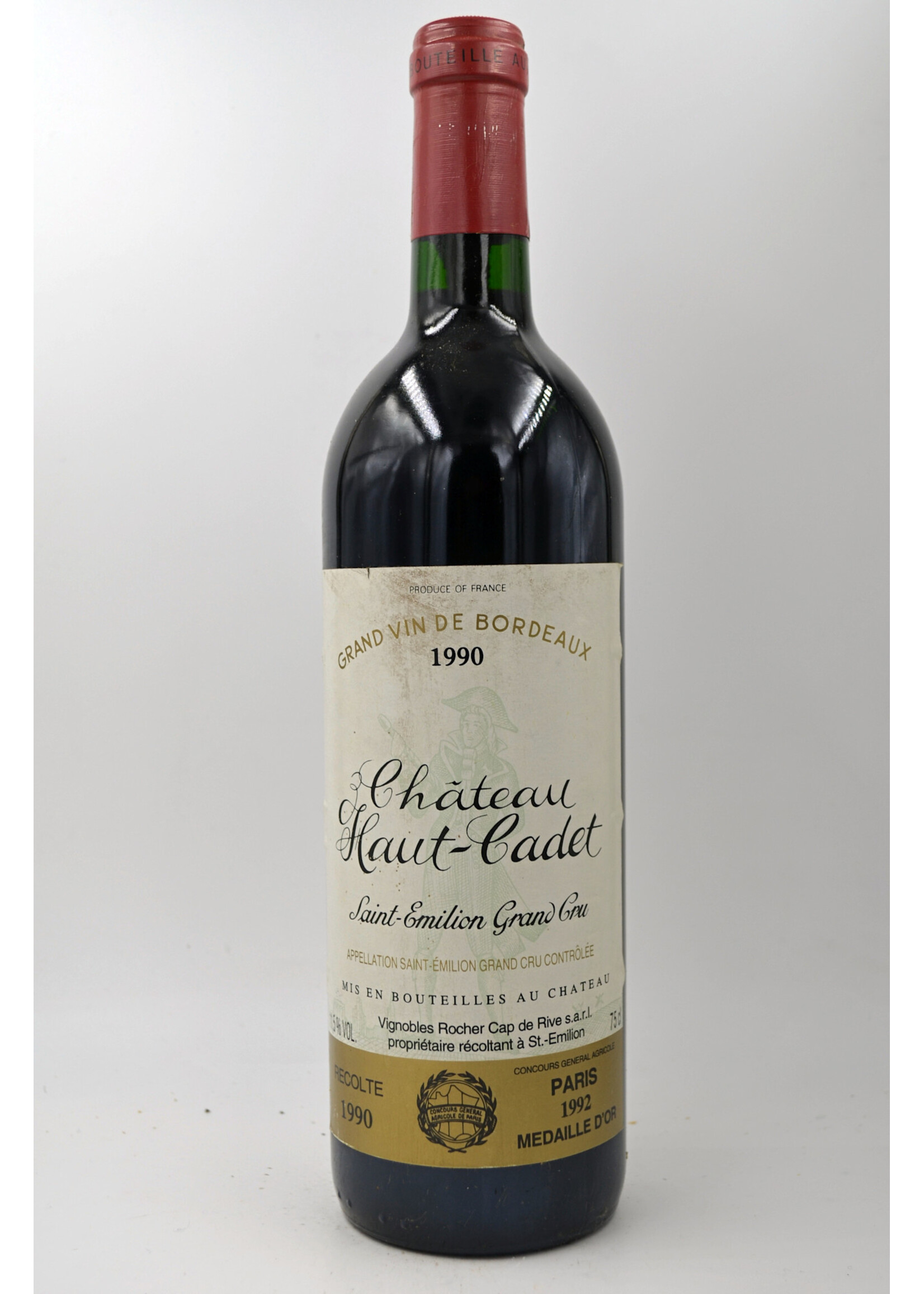 1990 Haut Cadet (sl, bn or better)