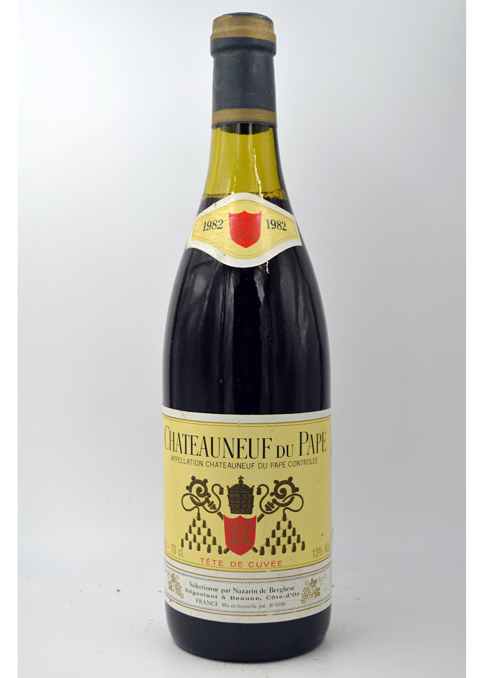1982 Chateauneuf du Pape Tete de Cuvee Nazarin de Berghese (ssl/sdl, min 3)